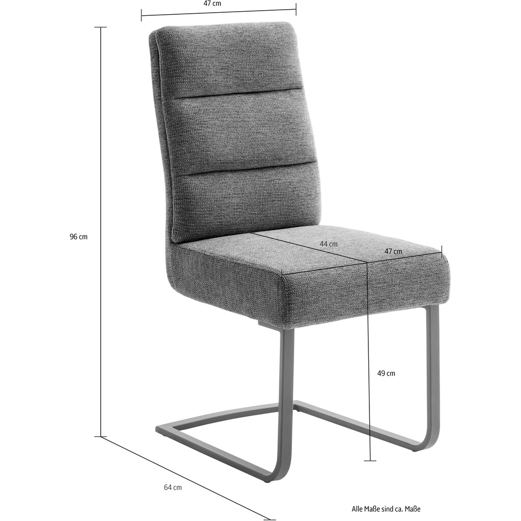 MCA furniture Esszimmerstuhl »LIMASSOL«, Chenille