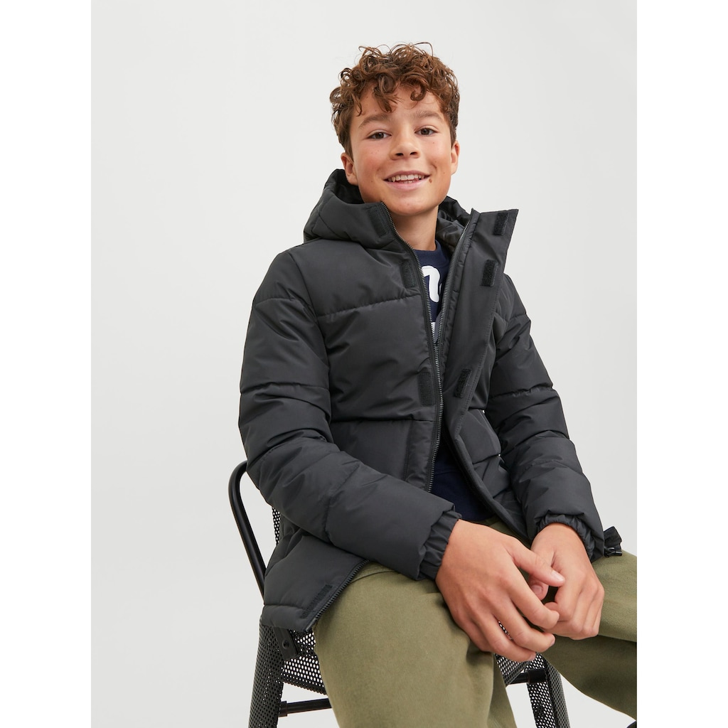 Jack & Jones Junior Steppjacke »JCOSPEED PUFFER SN JNR«, mit Kapuze