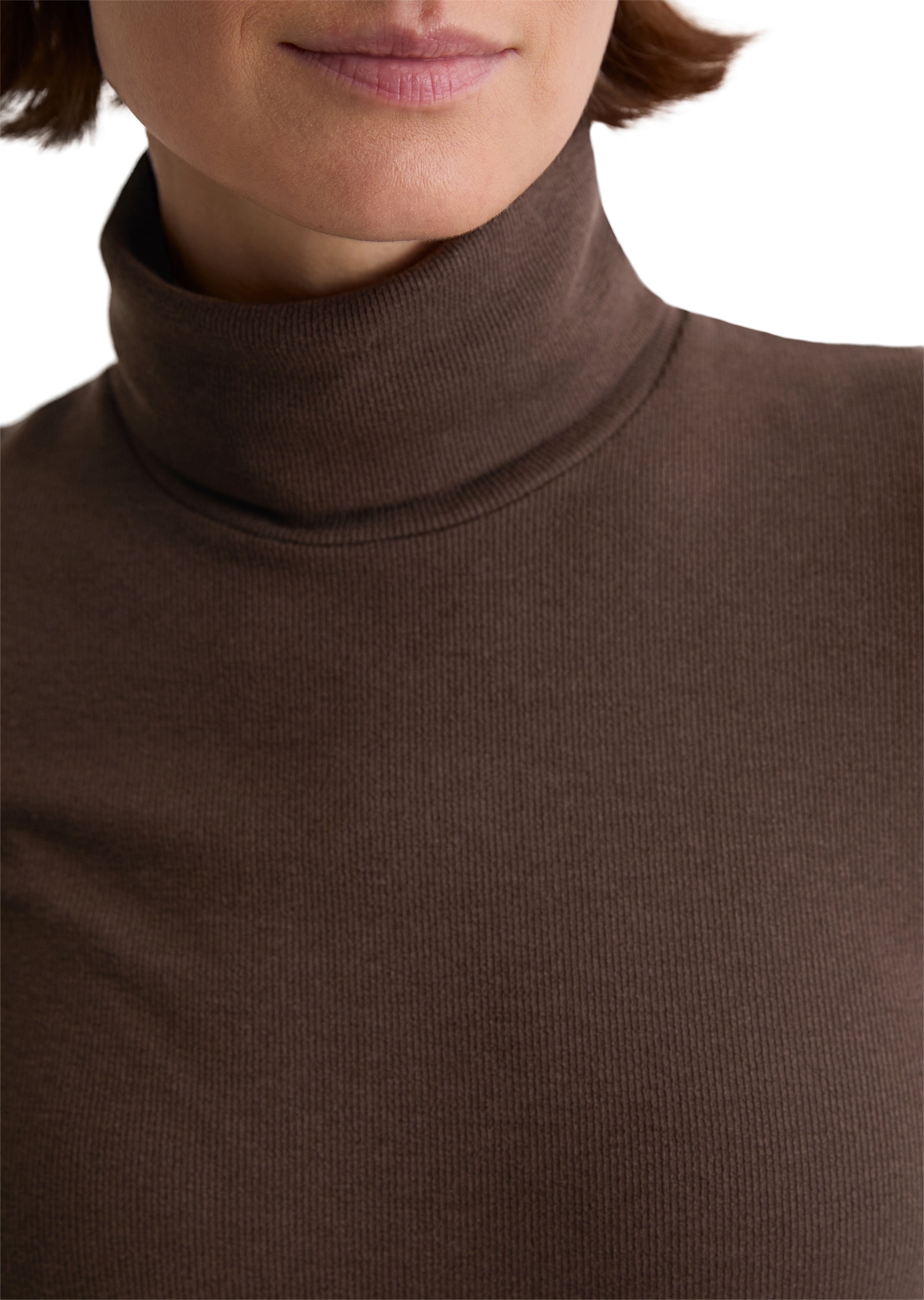 Marc O'Polo Langarmshirt »aus soft geripptem Jersey«