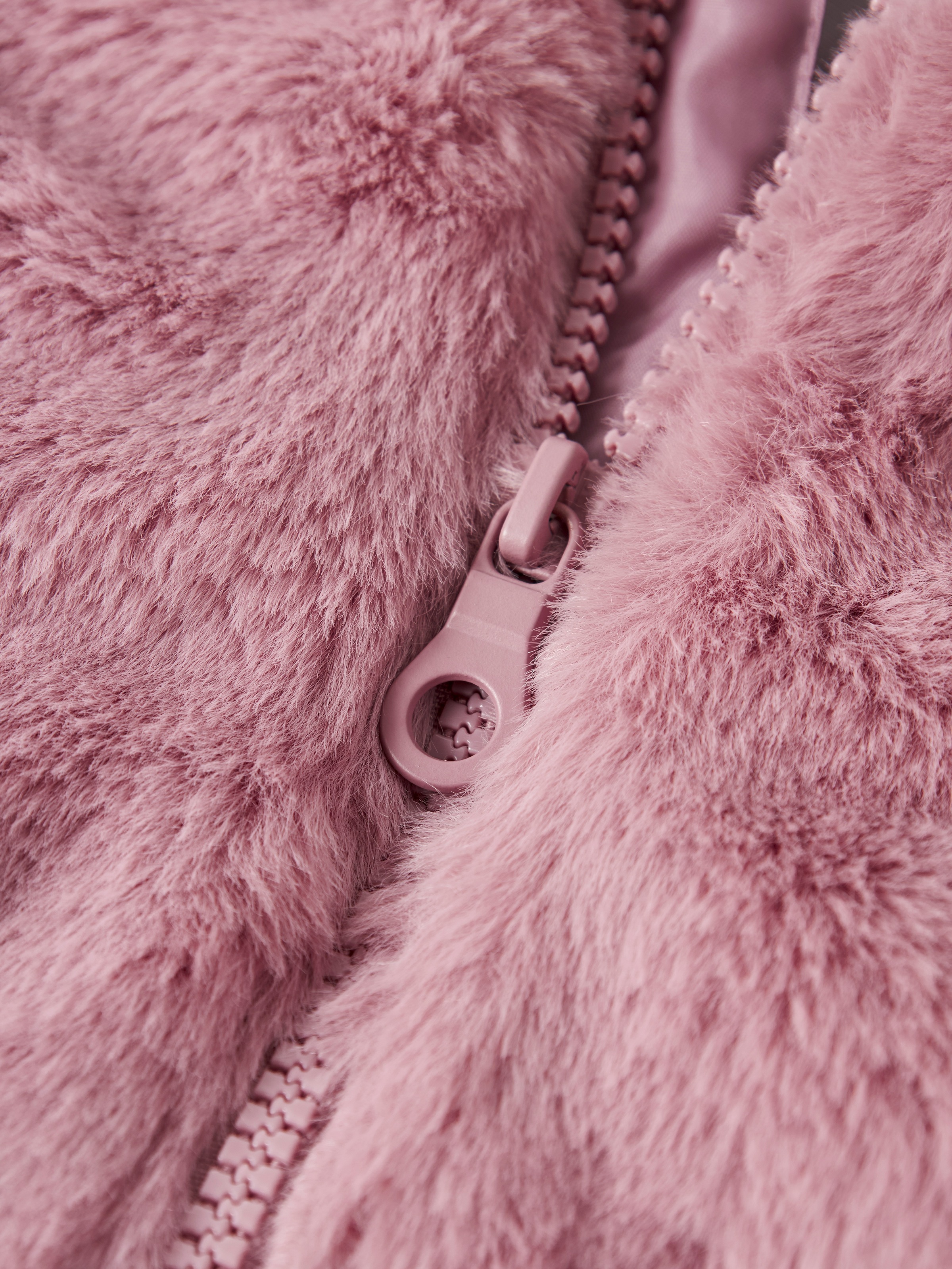 Thumbnail - Name It Fleecejacke "NMFMILA JACKET W HOOD PB" mit Kapuze