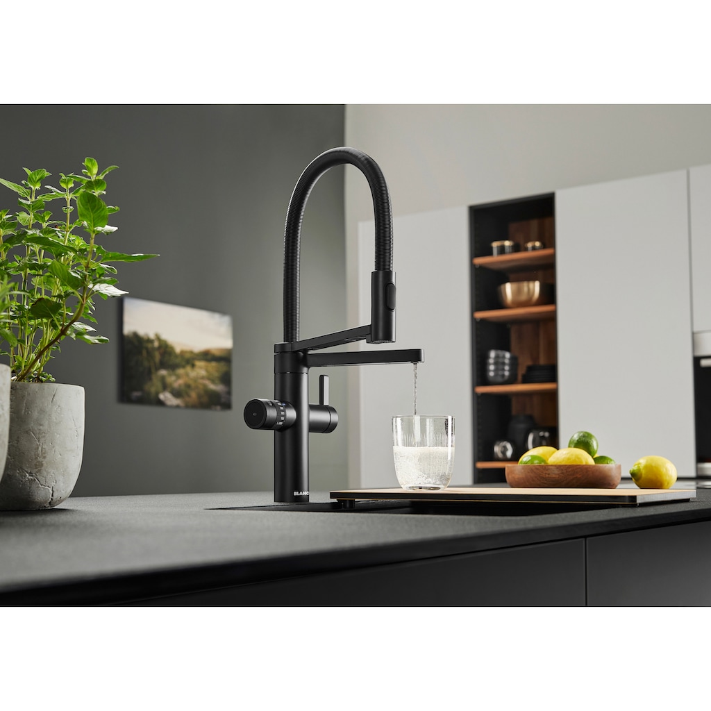 Blanco Elektrischer Wasserhahn »drink.soda EVOL-S Pro«, (Set, 6 tlg.)