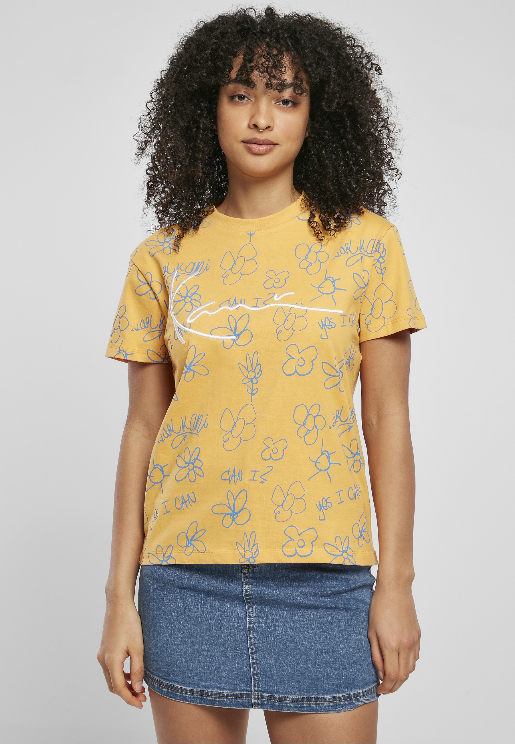 Karl Kani T-Shirt »Karl Kani Damen Signature Flower Tee« 1 Stk.
