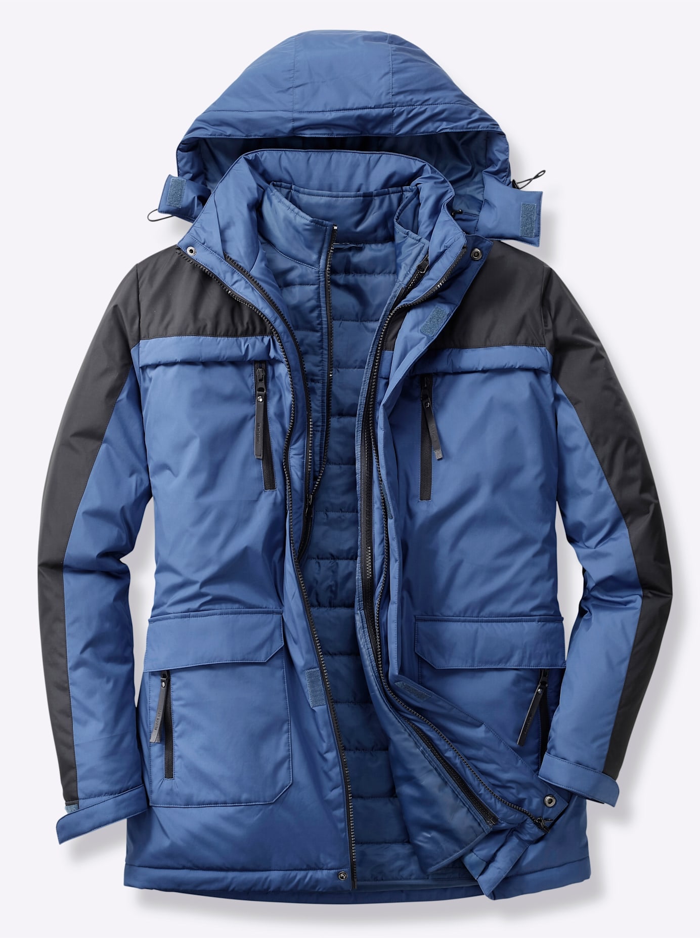 Funktionsjacke, mit Kapuze
