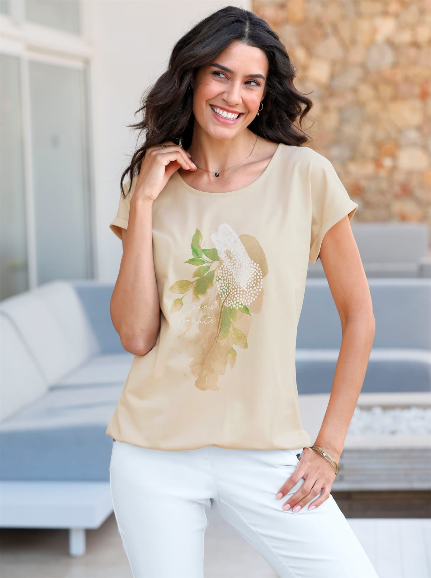 Inspirationen Kurzarmshirt "Shirt" 1 Stk. tlg. günstig online kaufen