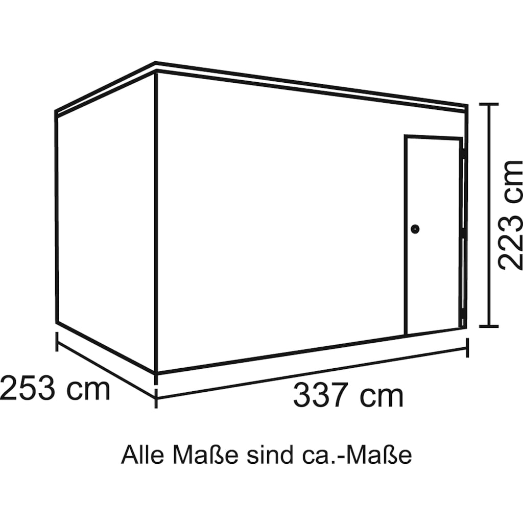 Skanholz Gartenhaus »CrossCube Melbourne 4«