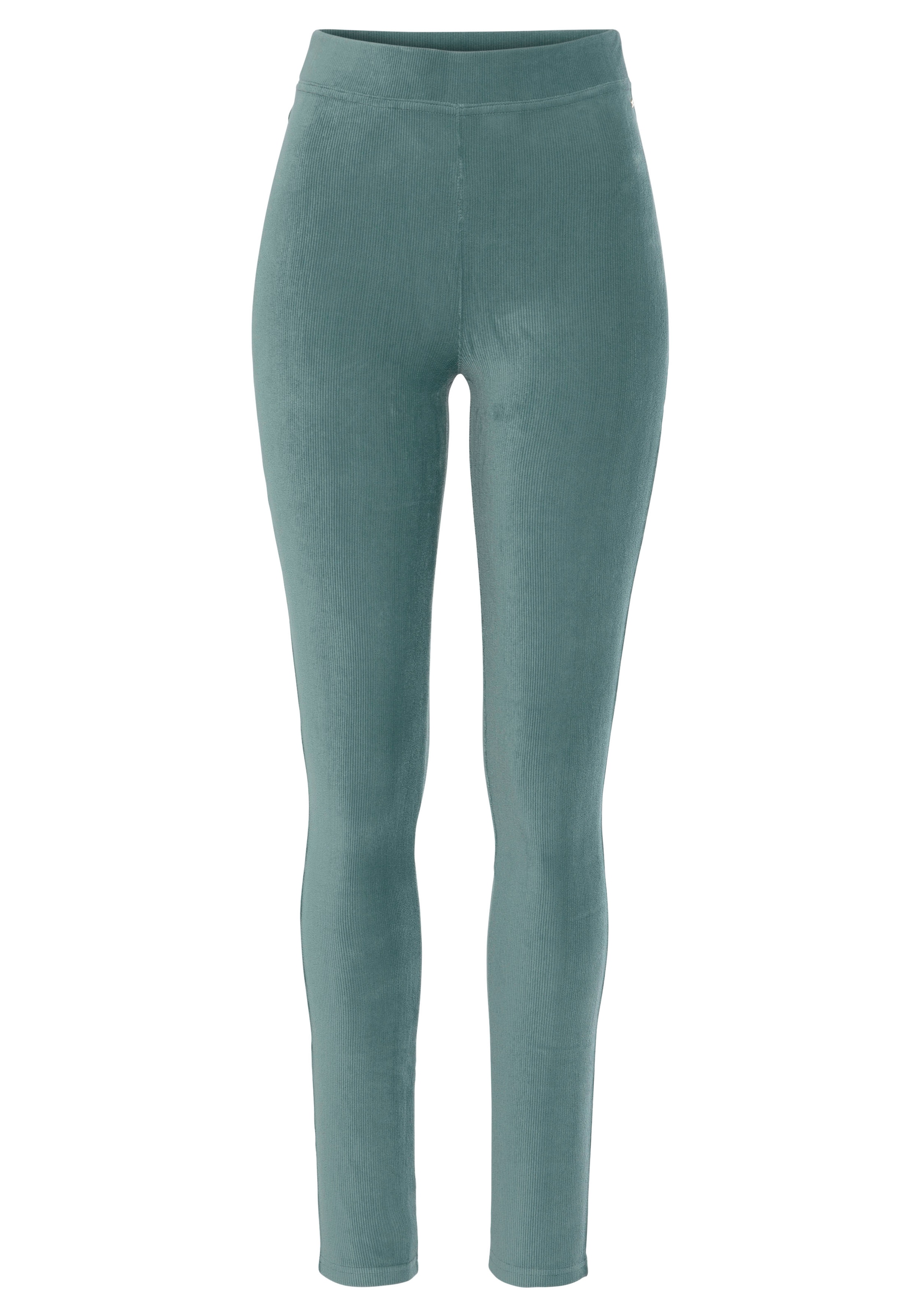 LASCANA Leggings, aus weichem Material in Cord-Optik, Loungewear