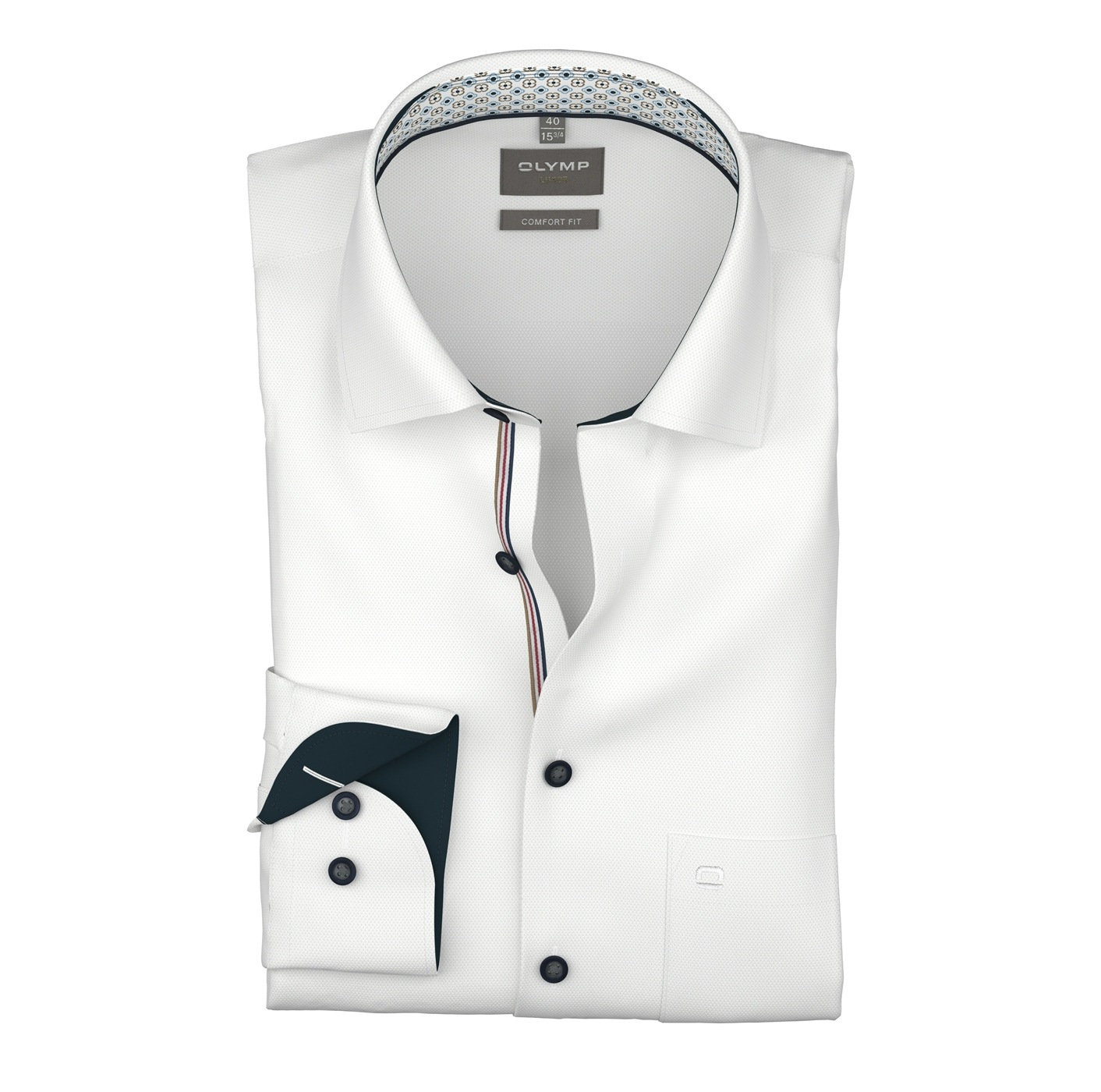 OLYMP Langarmhemd "Luxor" Businesshemd, comfort fit, New-Kentkragen günstig online kaufen