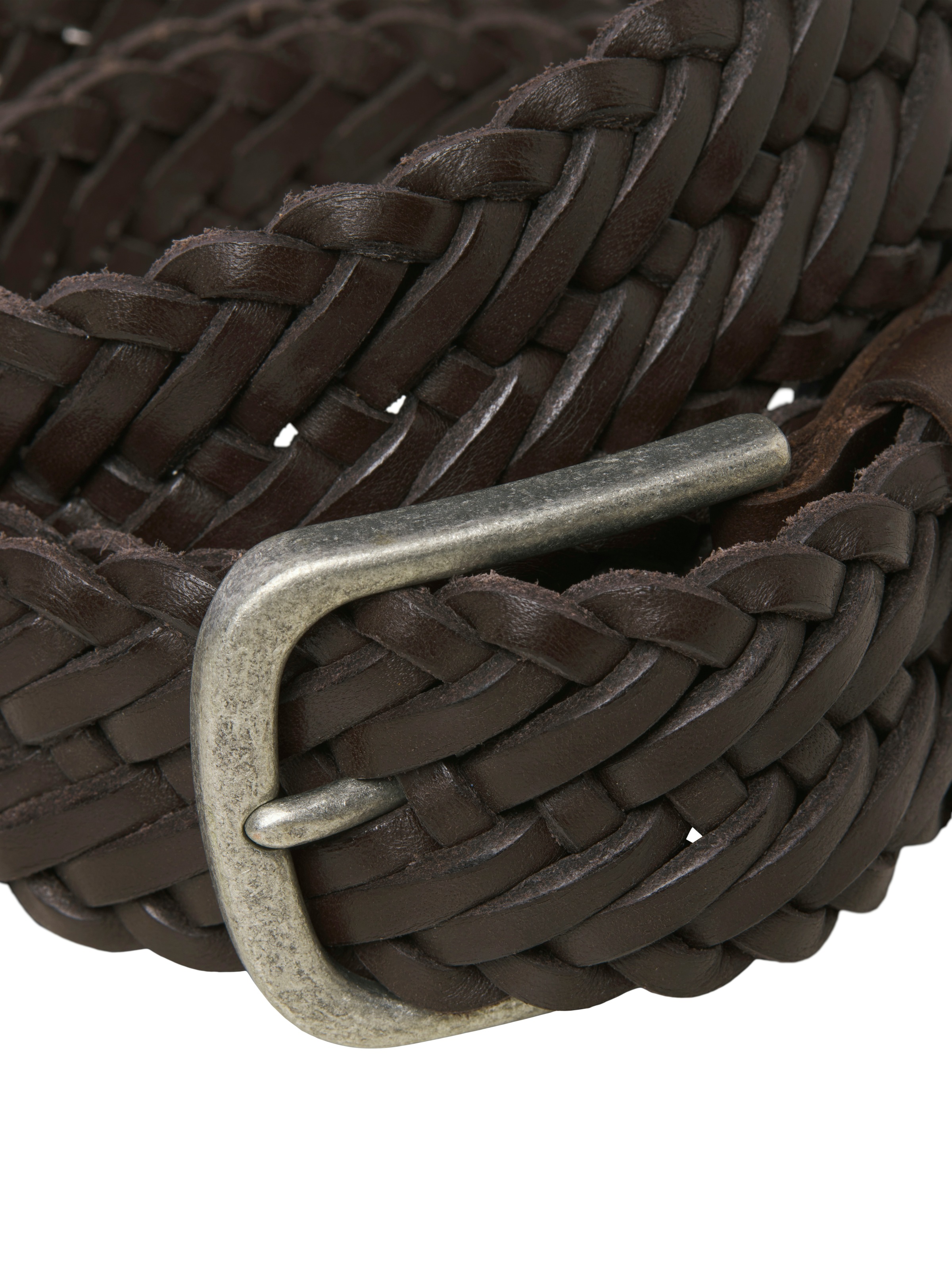 Jack & Jones Ledergürtel "JACJOE BRAIDED LEATHER BELT" günstig online kaufen