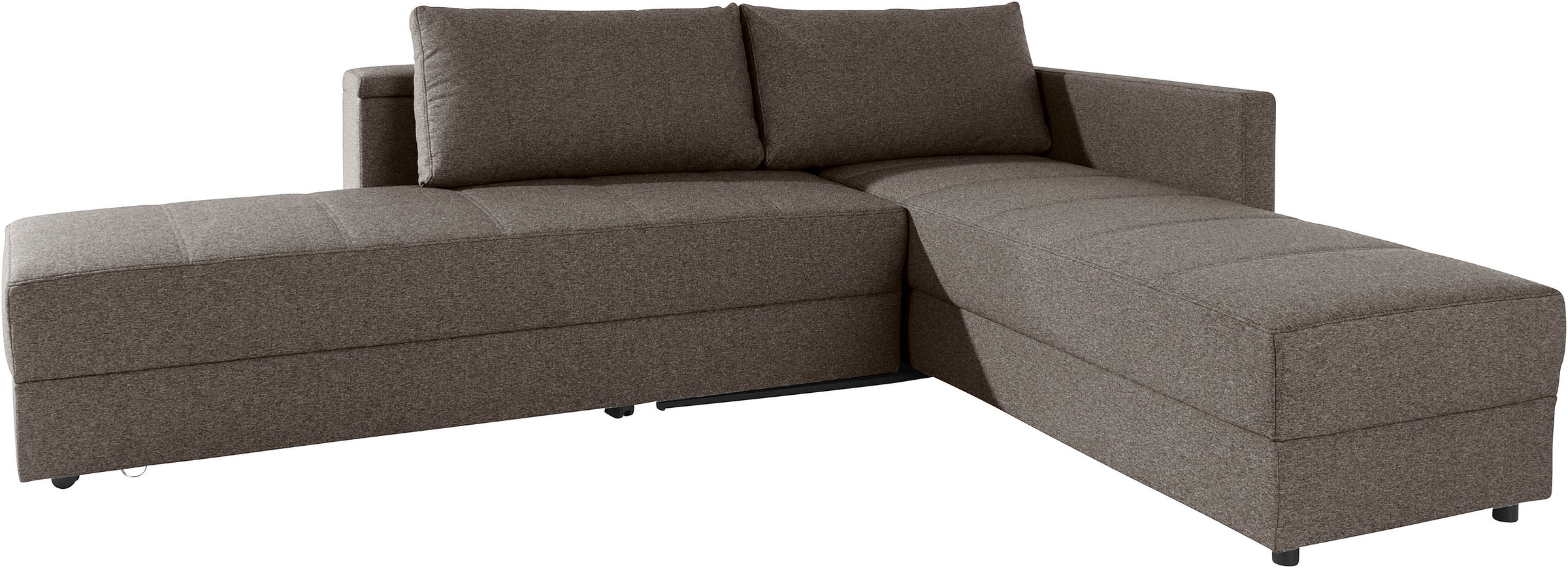 LOOKS by Wolfgang Joop Ecksofa »LooksIII L-Form«, durch Drehfunktion zum Bett wandelbar, inklusive Staufach