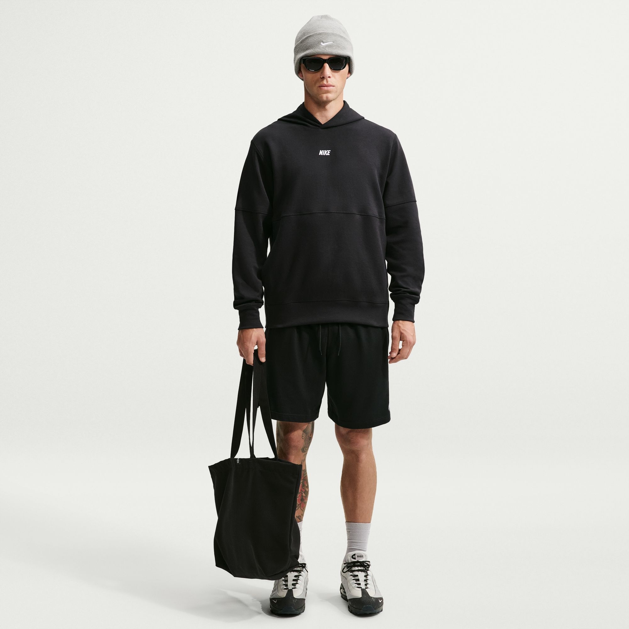Nike Sportswear Kapuzensweatshirt »M NK CLUB VARSITY HOODIE«, mit Kapuze, Langarm-Design, aus angerauter Sweatware
