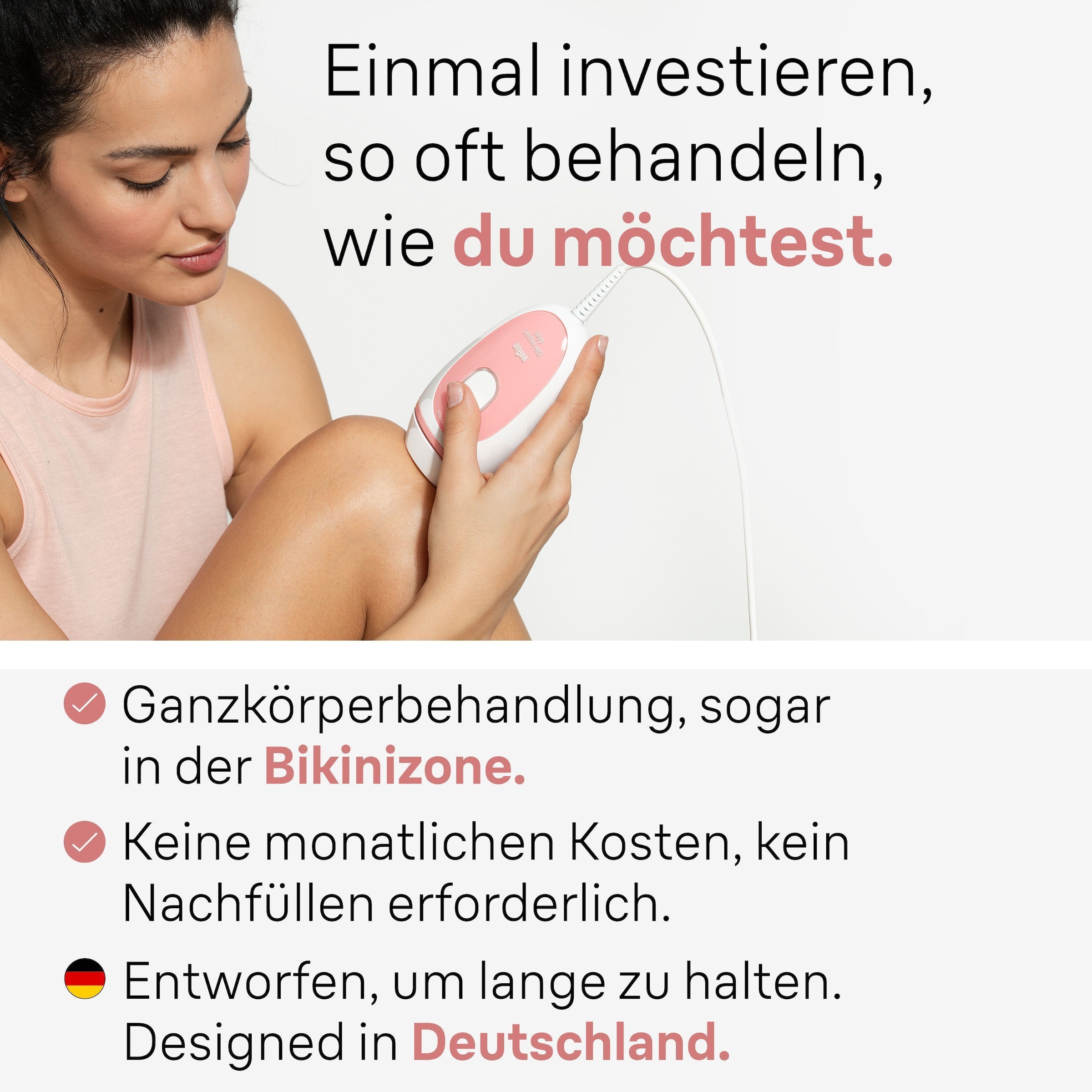 Braun IPL-Haarentferner »Silk-expert PL1000«, Mini-Haarentfernungsgerät, kompakte Größe für unterwegs
