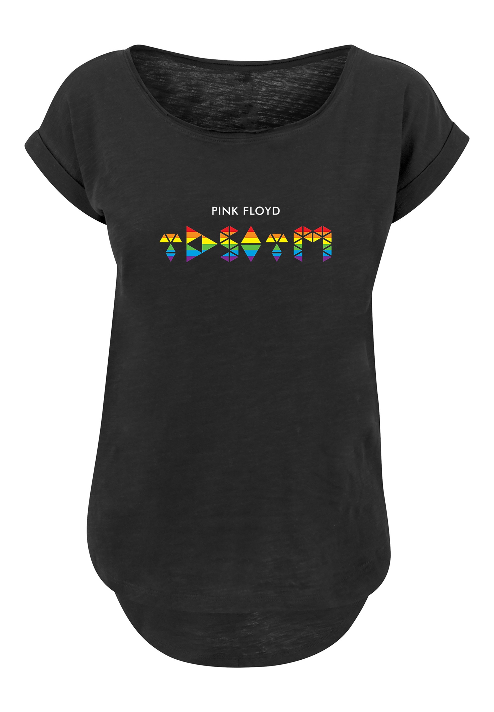 F4NT4STIC T-Shirt »Pink Floyd TDSOTM Rainbow«, Print