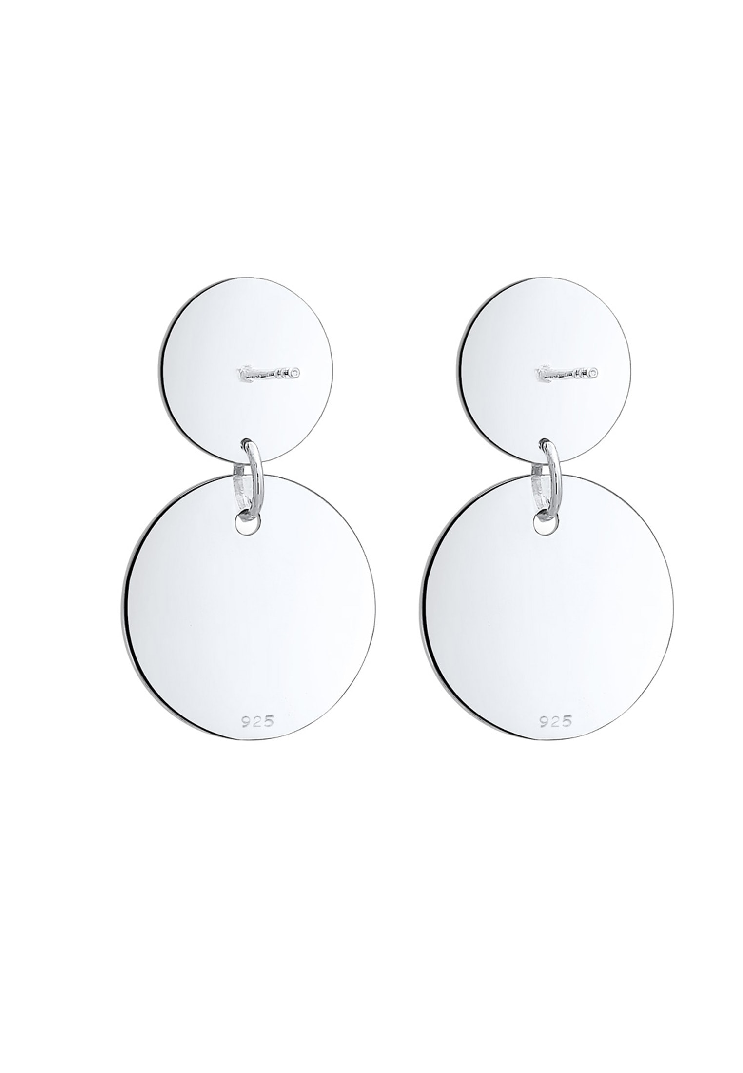 Elli Paar Ohrhänger »Ohrstecker Plättchen Lang 925 Sterling Silber«