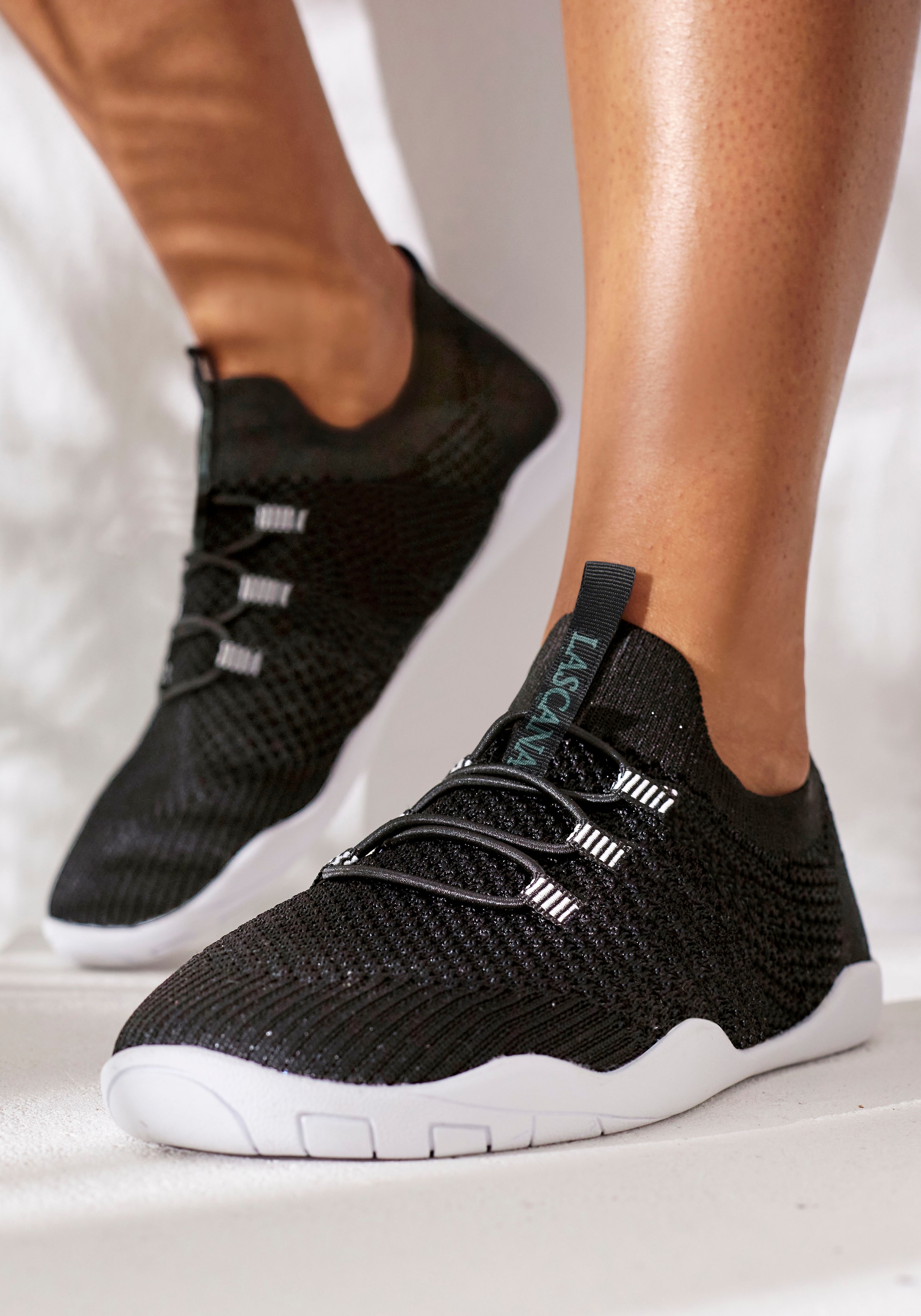 LASCANA Sneaker, Freizeitschuh, Slipper, Slip-On-Sneaker Unisex VEGAN günstig online kaufen