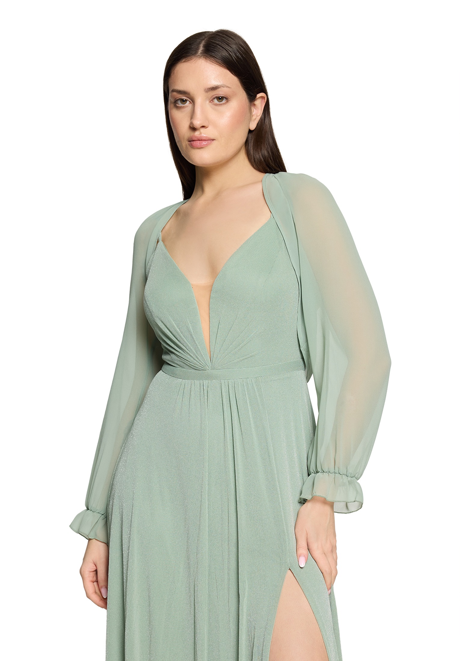 Vera Mont Bolerojacke "Damen mit gekräuseltem Ausschnitt" günstig online kaufen