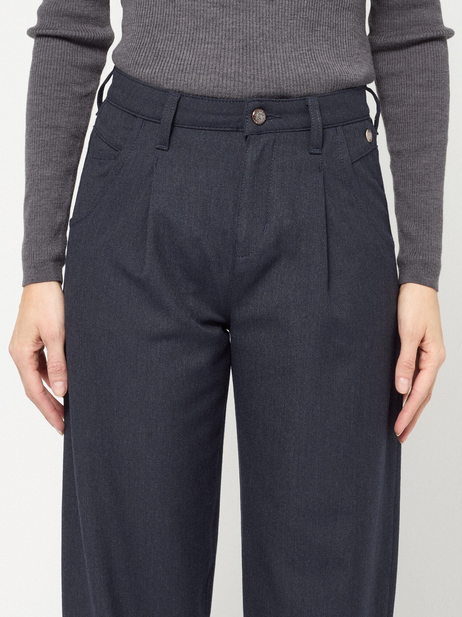 GANG Stoffhose »94SILVIA CROPPED«  im 5-Pocket-Style