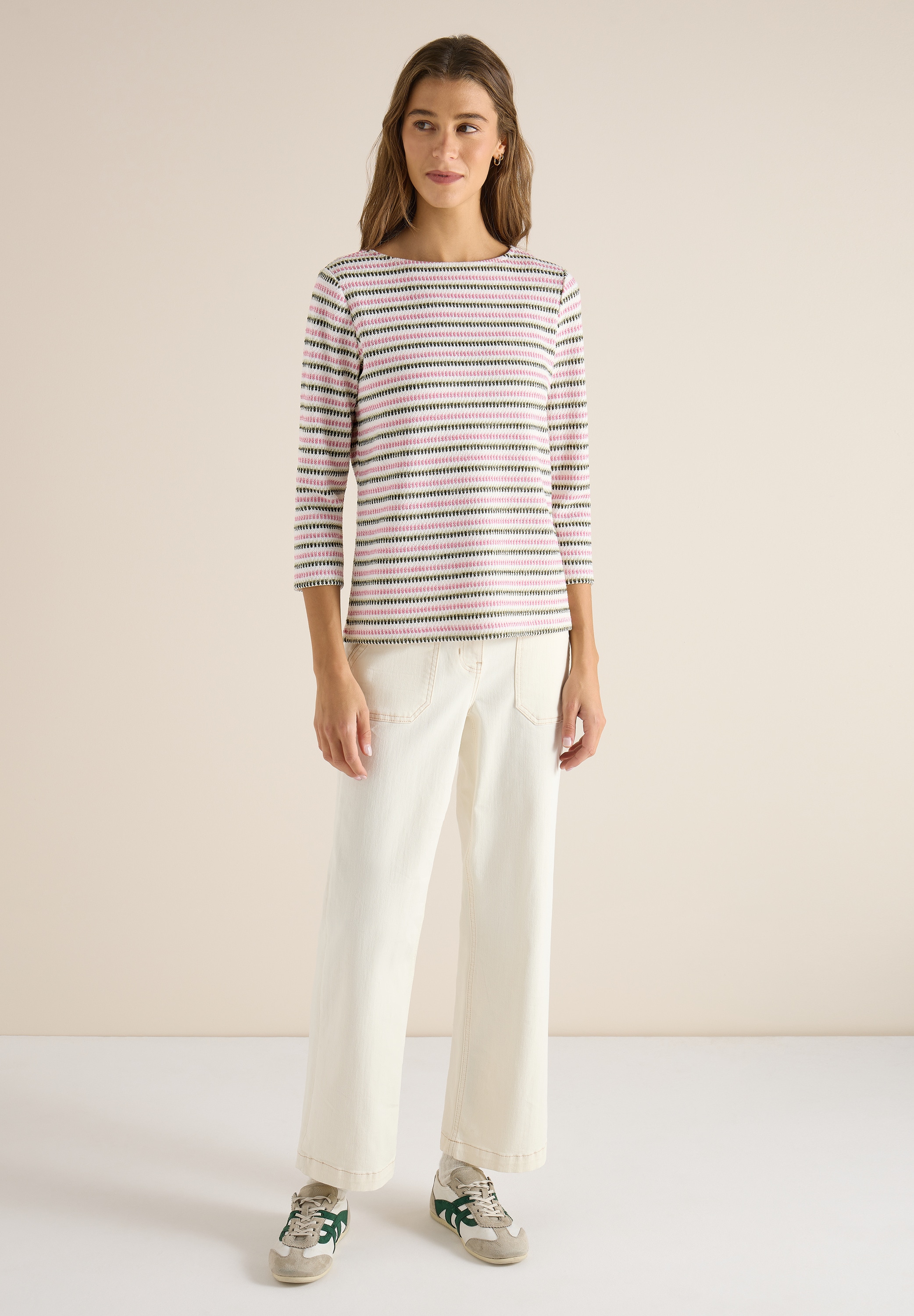 Cecil 3/4-Arm-Shirt mit 3/4 Ärmeln