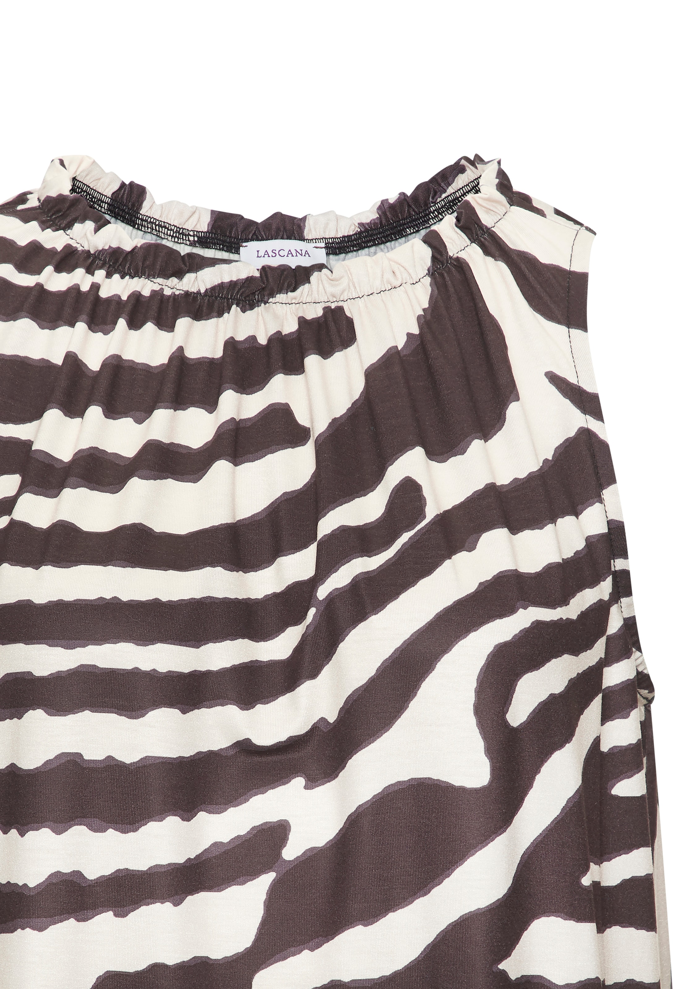 LASCANA Sommerkleid mit Animalprint, A-Linie, Jerseykleid