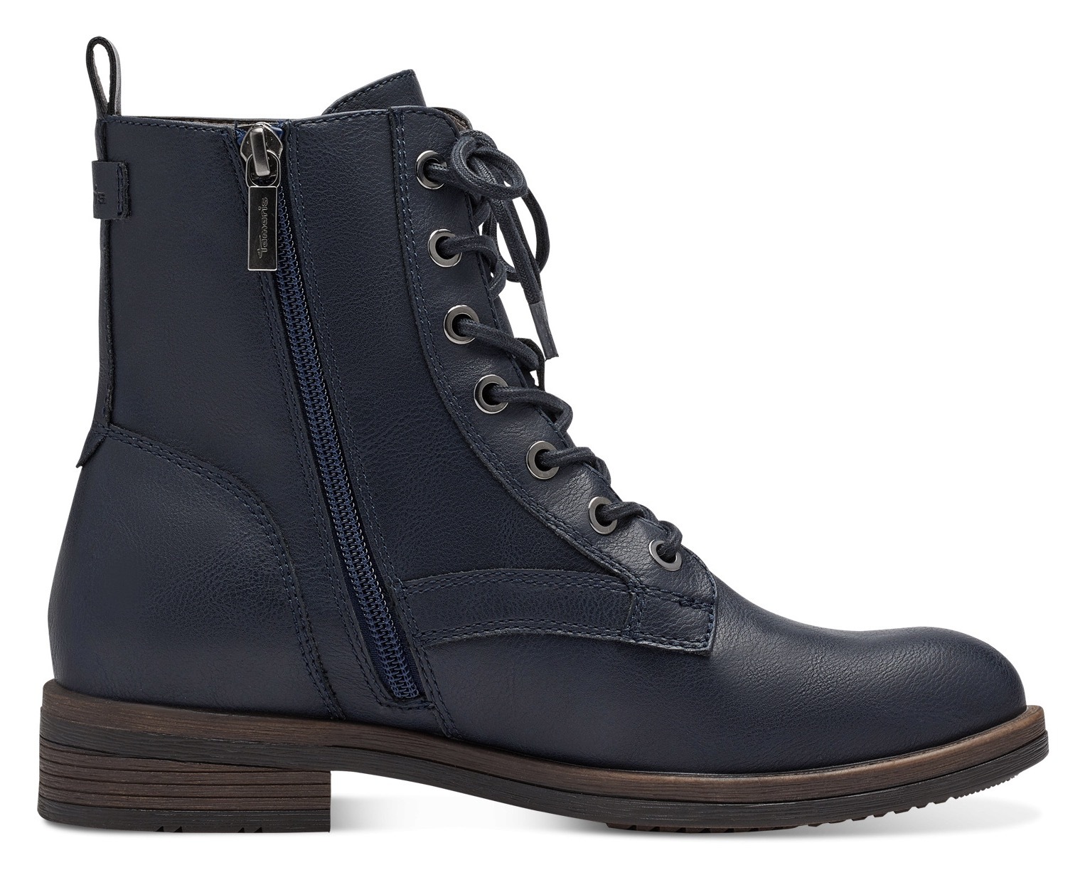 Thumbnail - Tamaris Schnürboots, Blockabsatz, Schnürboots Stiefelette mit Zierreißverschluss