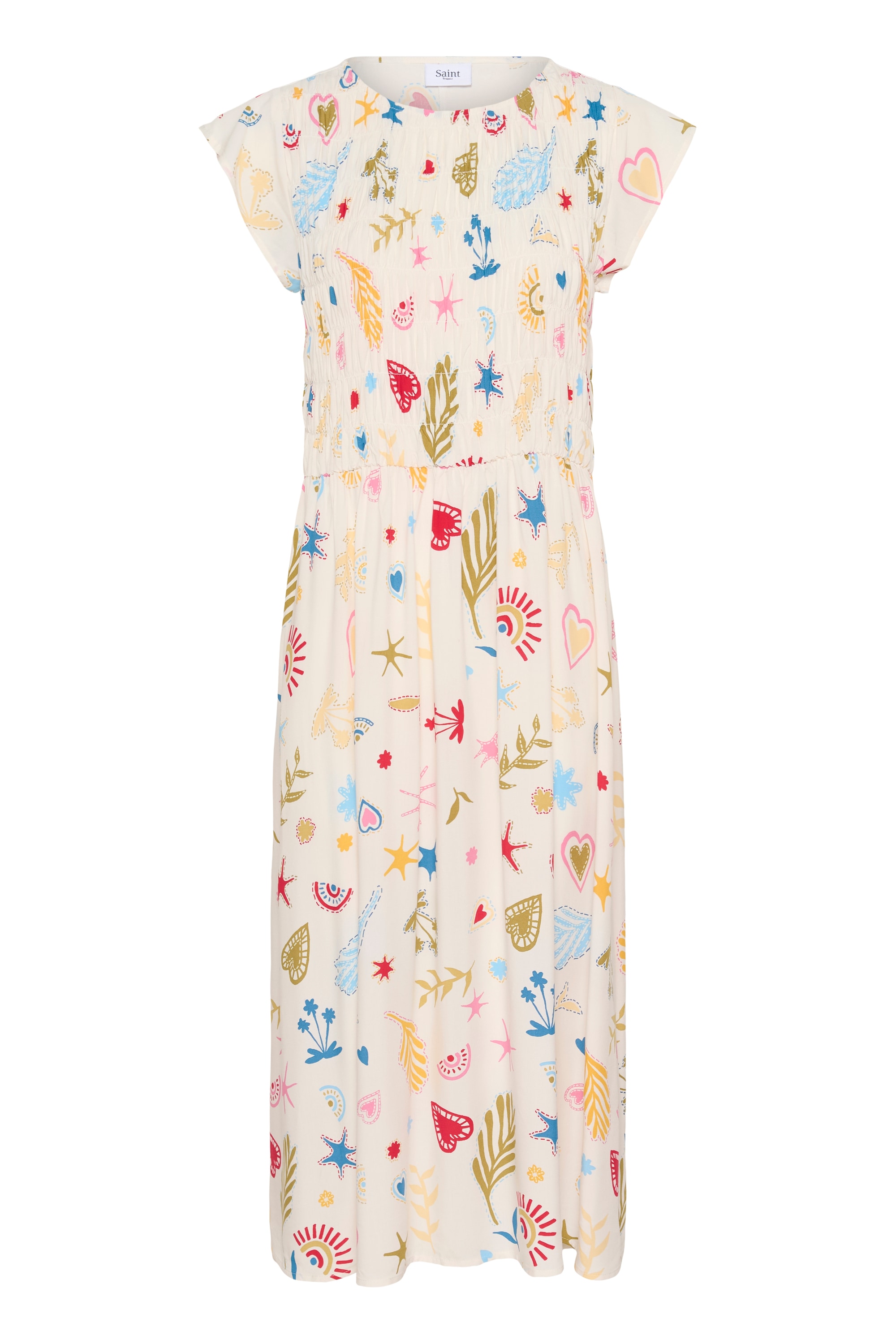 Saint Tropez Midikleid "Damen Kleid GislaSZ"