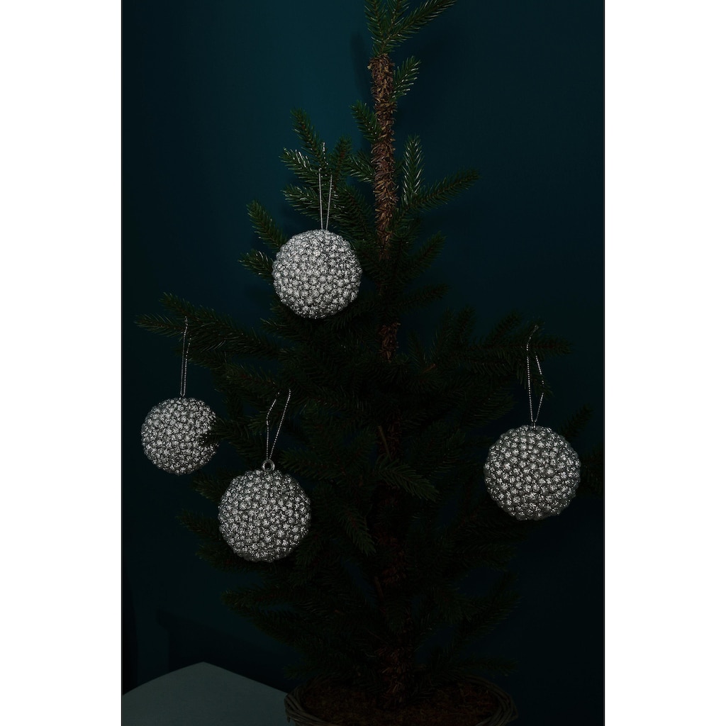 Myflair Möbel & Accessoires Weihnachtsbaumkugel »Ballen, Weihnachtsdeko, Christbaumschmuck, Christbaumkugeln«, (Set, 8 St.)