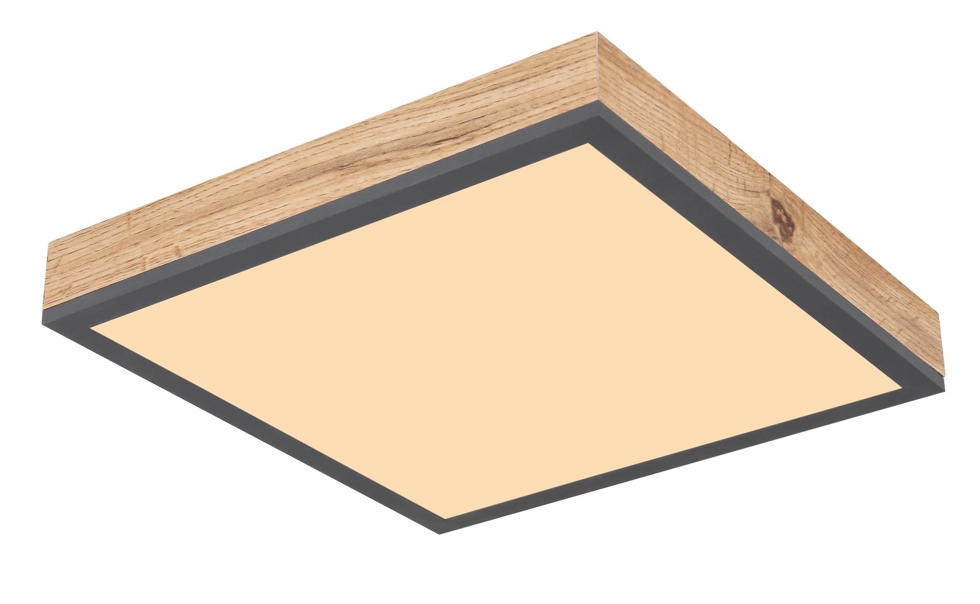 GLOBO LIGHTING LED Deckenleuchte »DORO«, 1 flammig, Leuchtmittel LED-Modul | LED fest integriert, MDF-Rahmen in Holzoptik