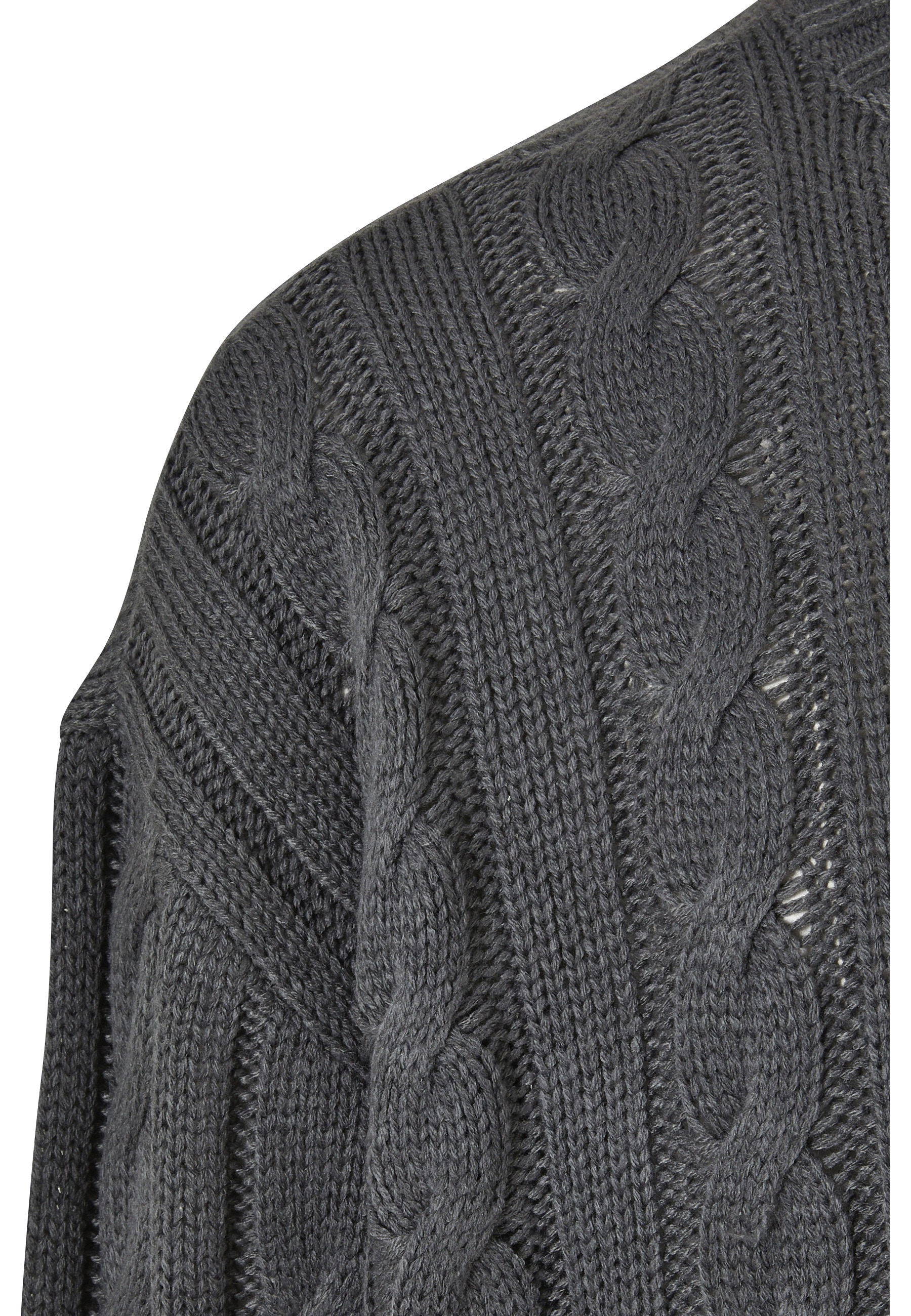 URBAN CLASSICS Fleecepullover »Urban Classics Herren Boxy Sweater«, 1 Stk.

