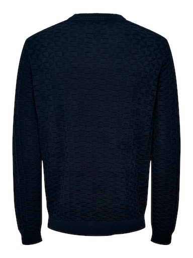 ONLY & SONS Rundhalspullover »ONSKALLE REG 12 STRUC CREW KNIT NOOS«