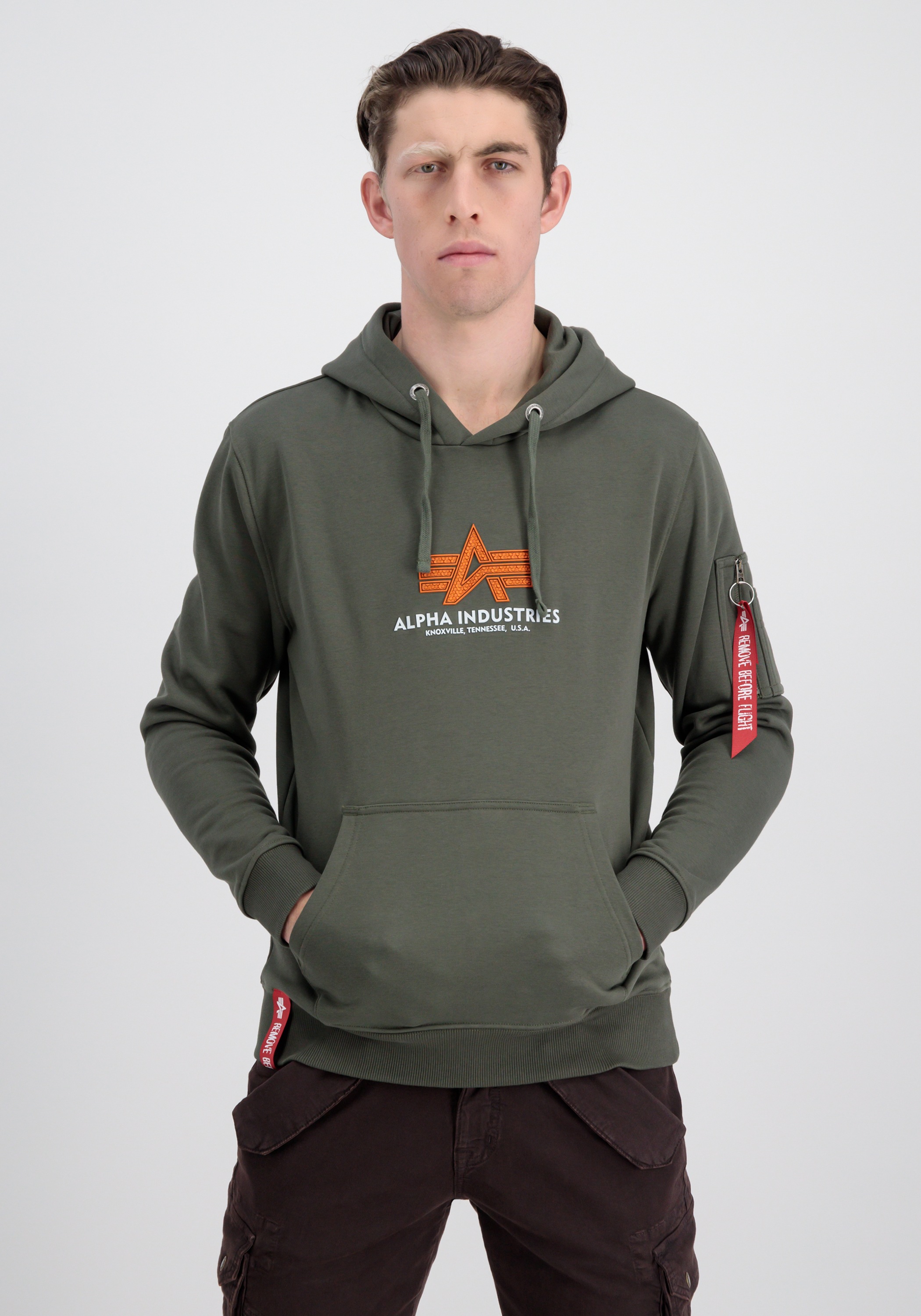 Alpha Industries Hoodie »Alpha Industries Men - Hoodies Basic Hoodie BL Rubber«