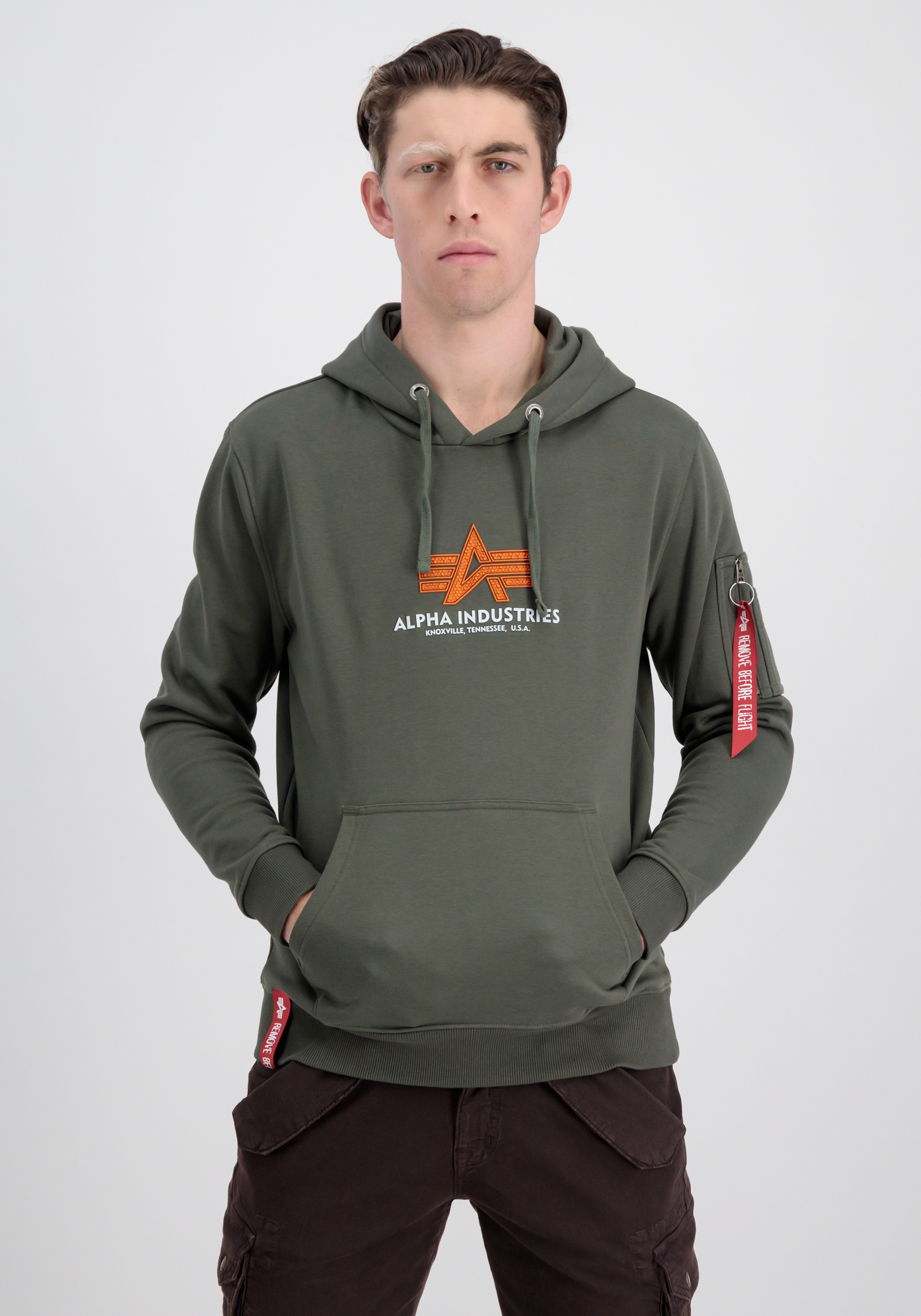 Alpha Industries Hoodie "Alpha Industries Men - Hoodies Basic Hoodie Rubber günstig online kaufen