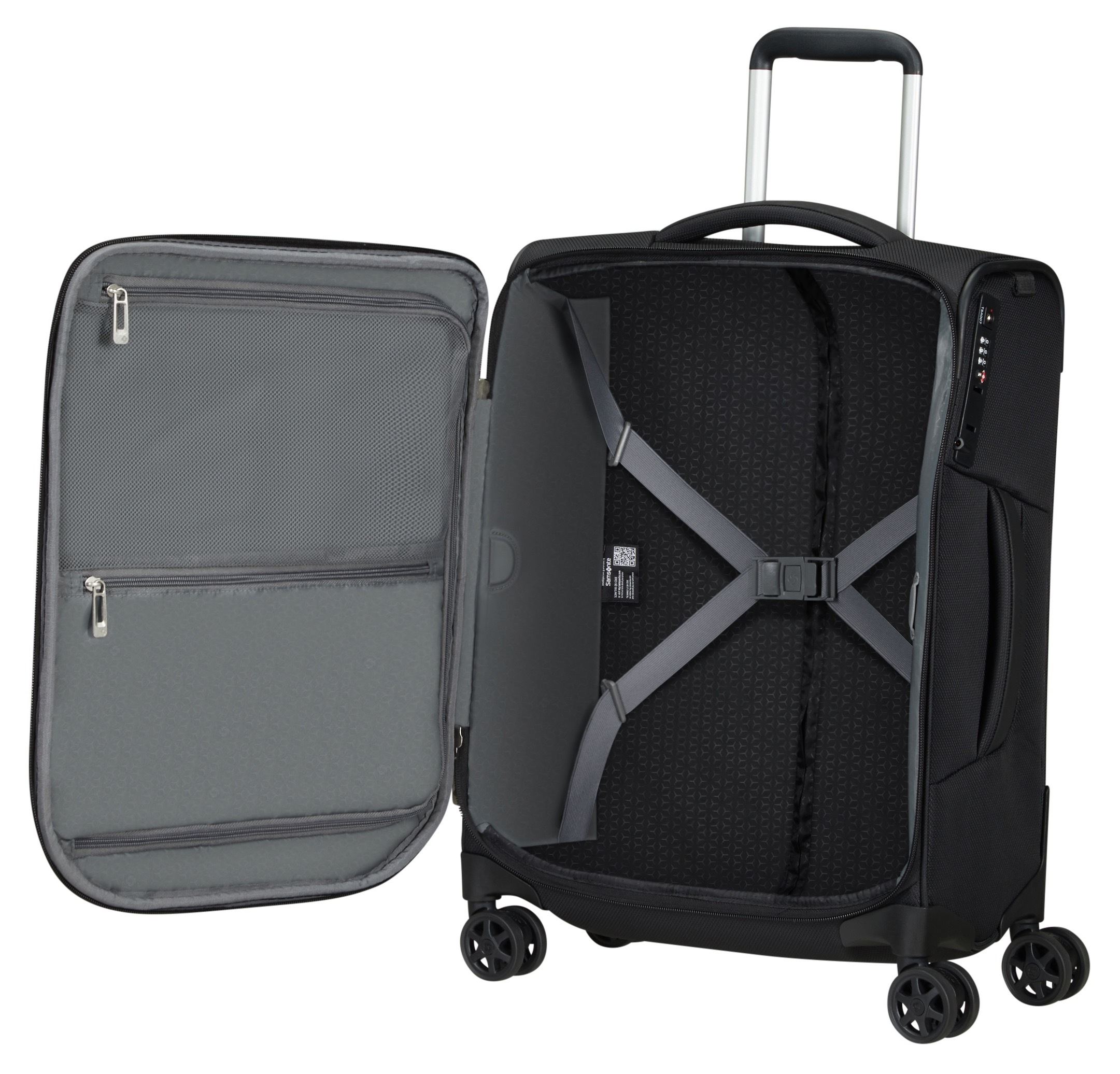 Samsonite Weichgepäck-Trolley »RESPARK, verschiedene Größen und Farben«, 4 Rollen, Handgepäck-Koffer Trolley Weichgepäck-Koffer Spinner TSA