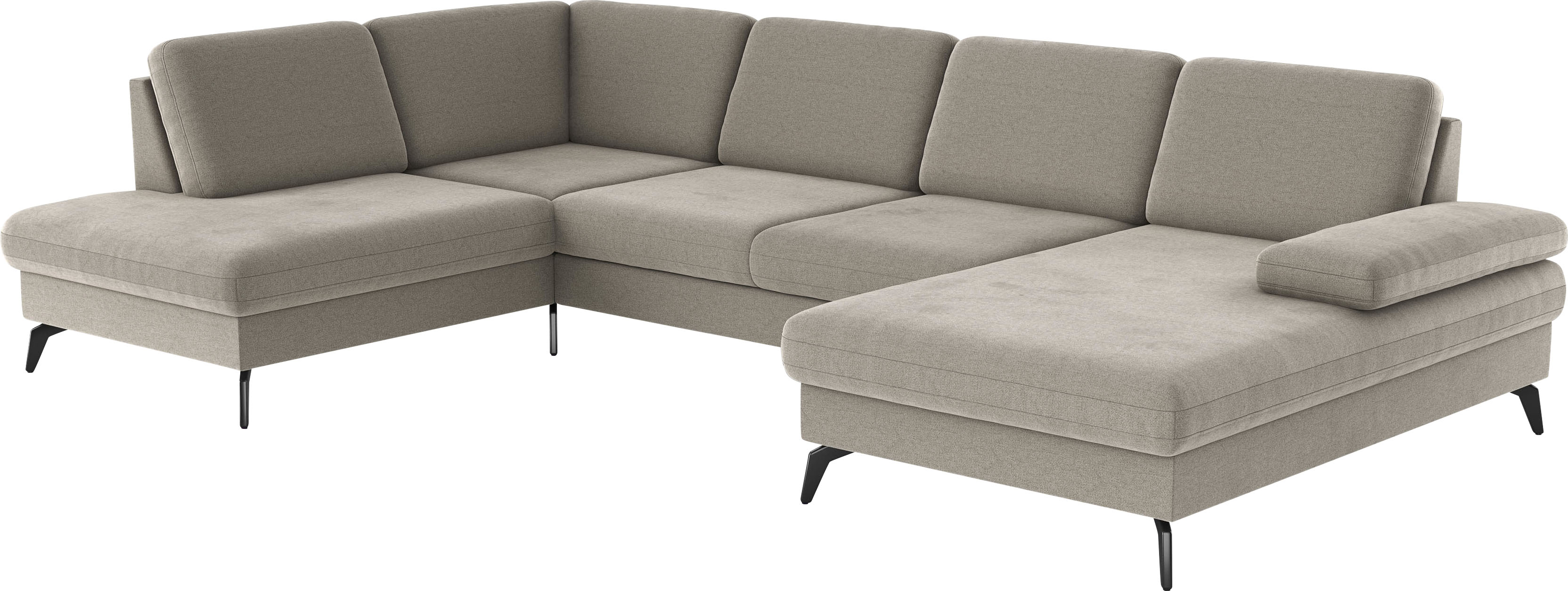 Thumbnail - sit&more Wohnlandschaft "Morris U-Form, inkl. Sitztiefenverstellung" wahlweise mit Armteilverstellung, Bettfunktion & Be...