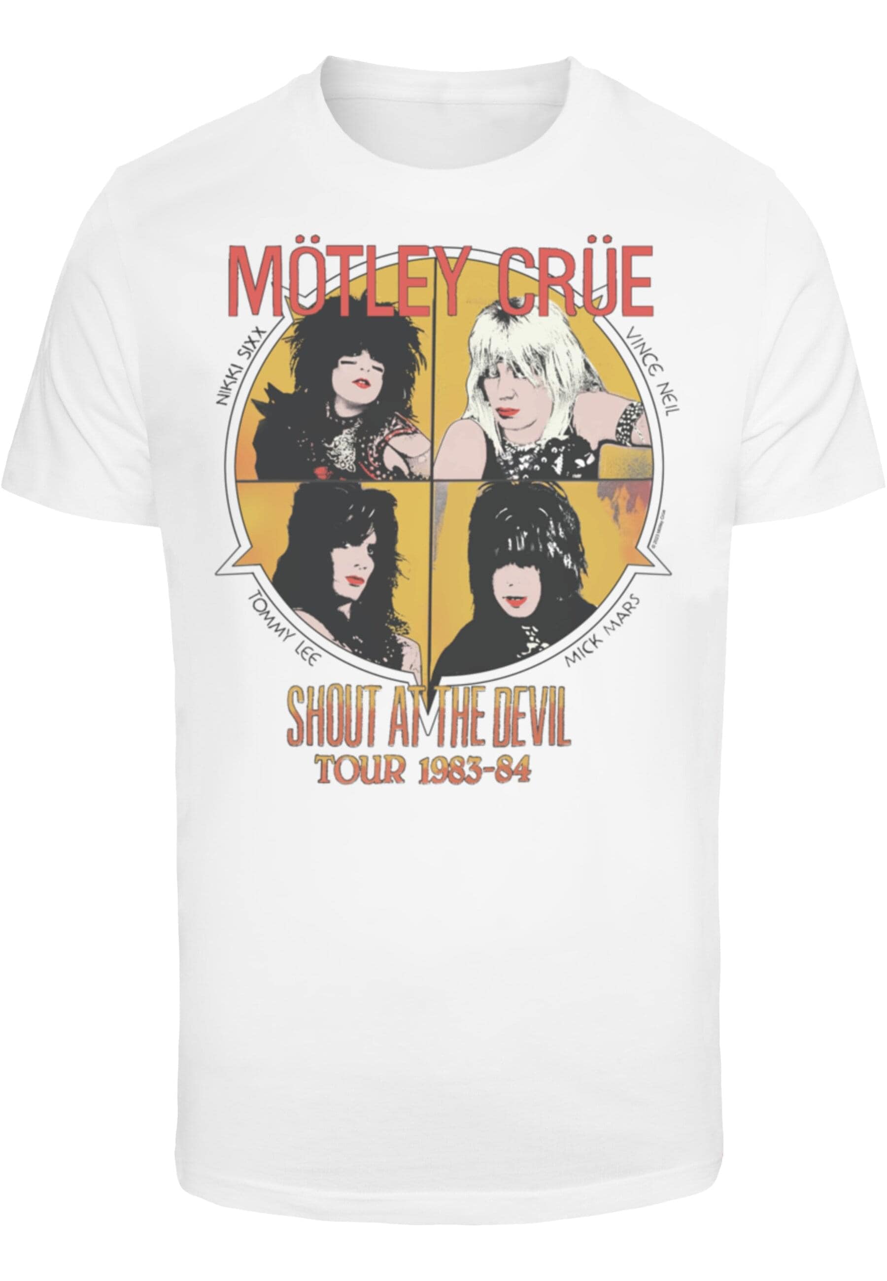 Merchcode T-Shirt "Merchcode Herren Motley Crue - SATD Vintage T-Shirt Roun günstig online kaufen