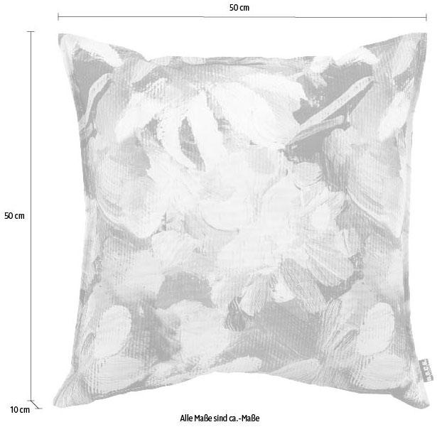 H.O.C.K. Dekokissen »Flower«, (1 St.), im farbenfrohen Design, Kissenhülle mit Füllung, 1 Stück