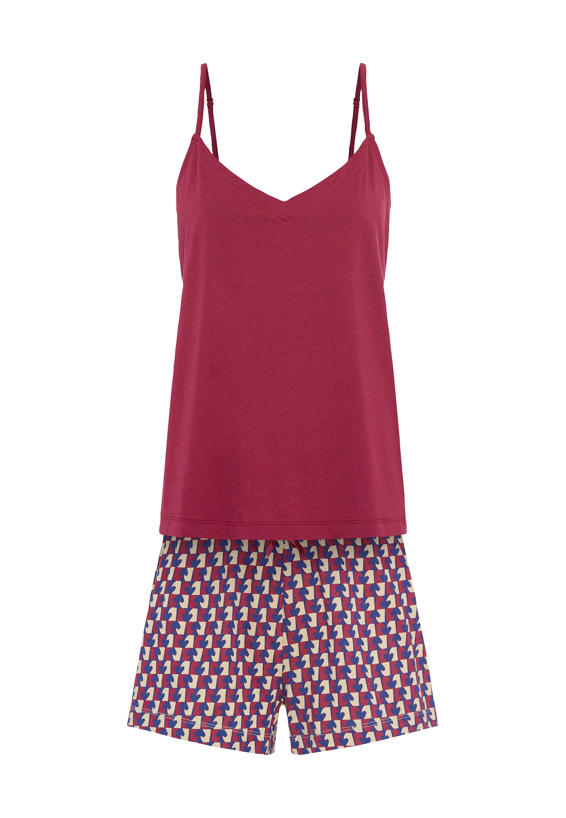 LSCN by LASCANA Shorty 2 Stk. tlg., mit schönem Blumen- oder Streifenmuster günstig online kaufen