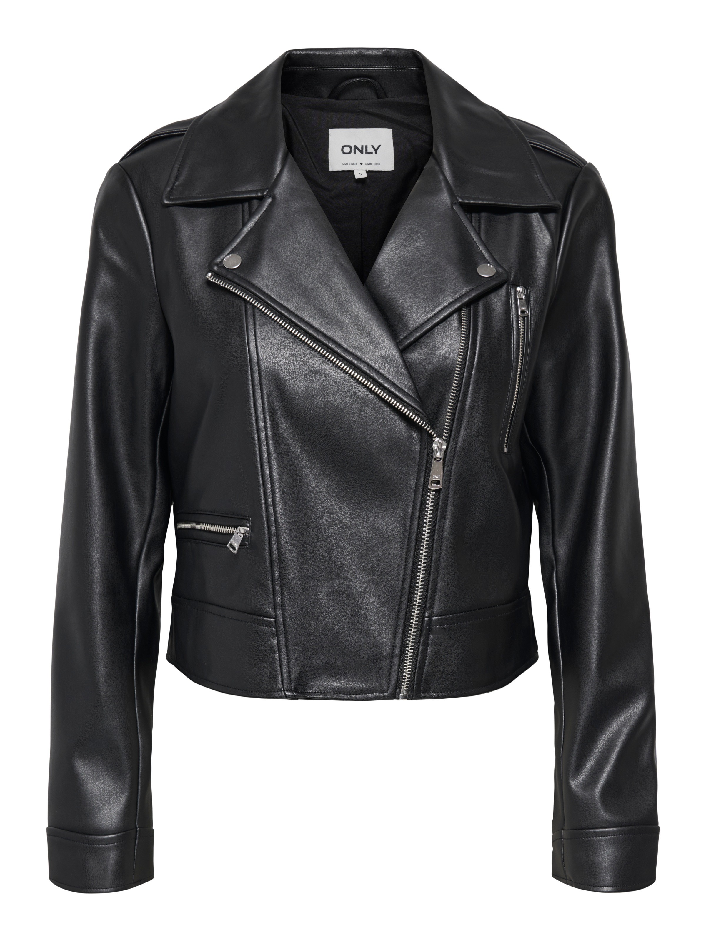 ONLY Lederimitatjacke "ONLCARMEN FAUX LEATHER BIKER CC OTW" mit asymmetrisc günstig online kaufen