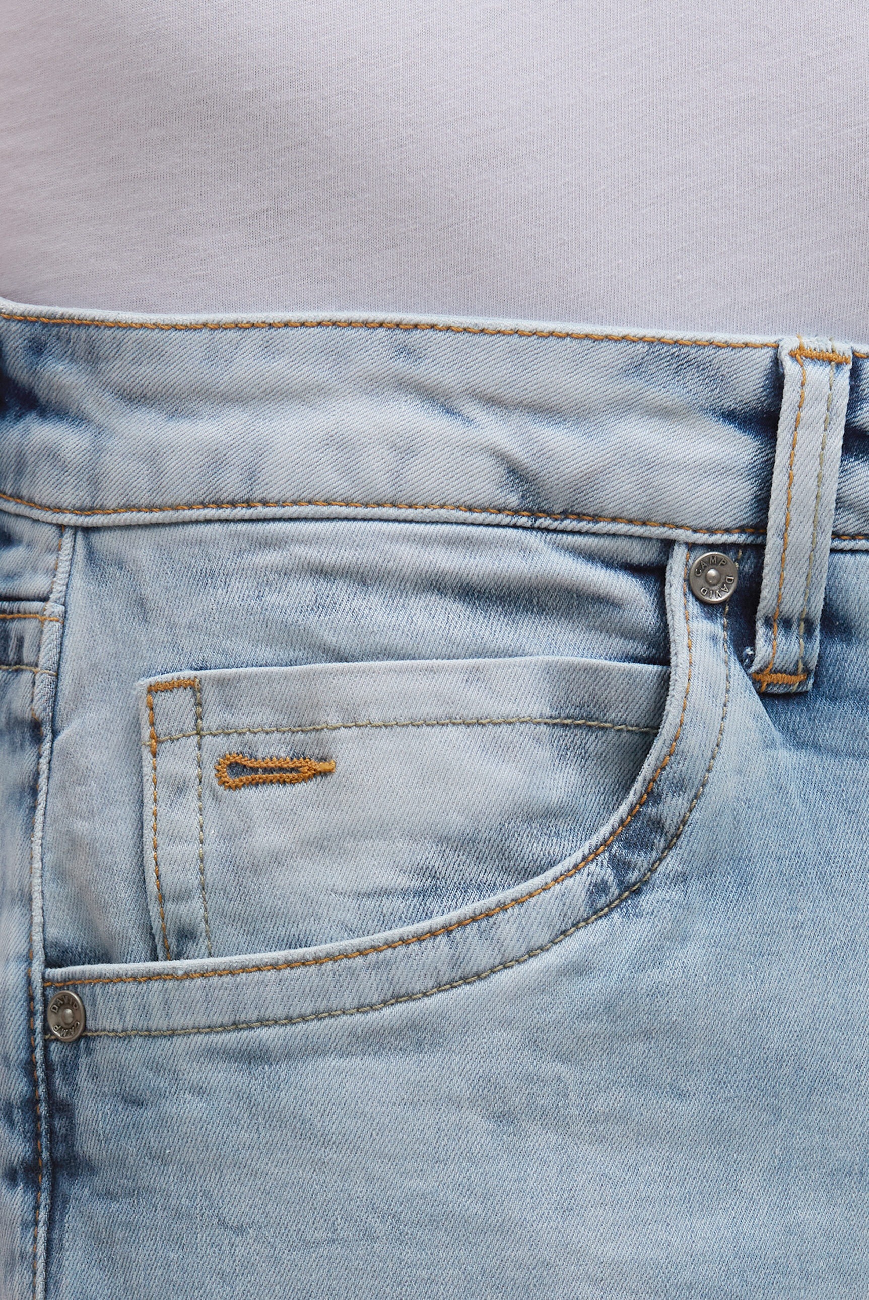 CAMP DAVID Jeansshorts mit Turn-Up Saum