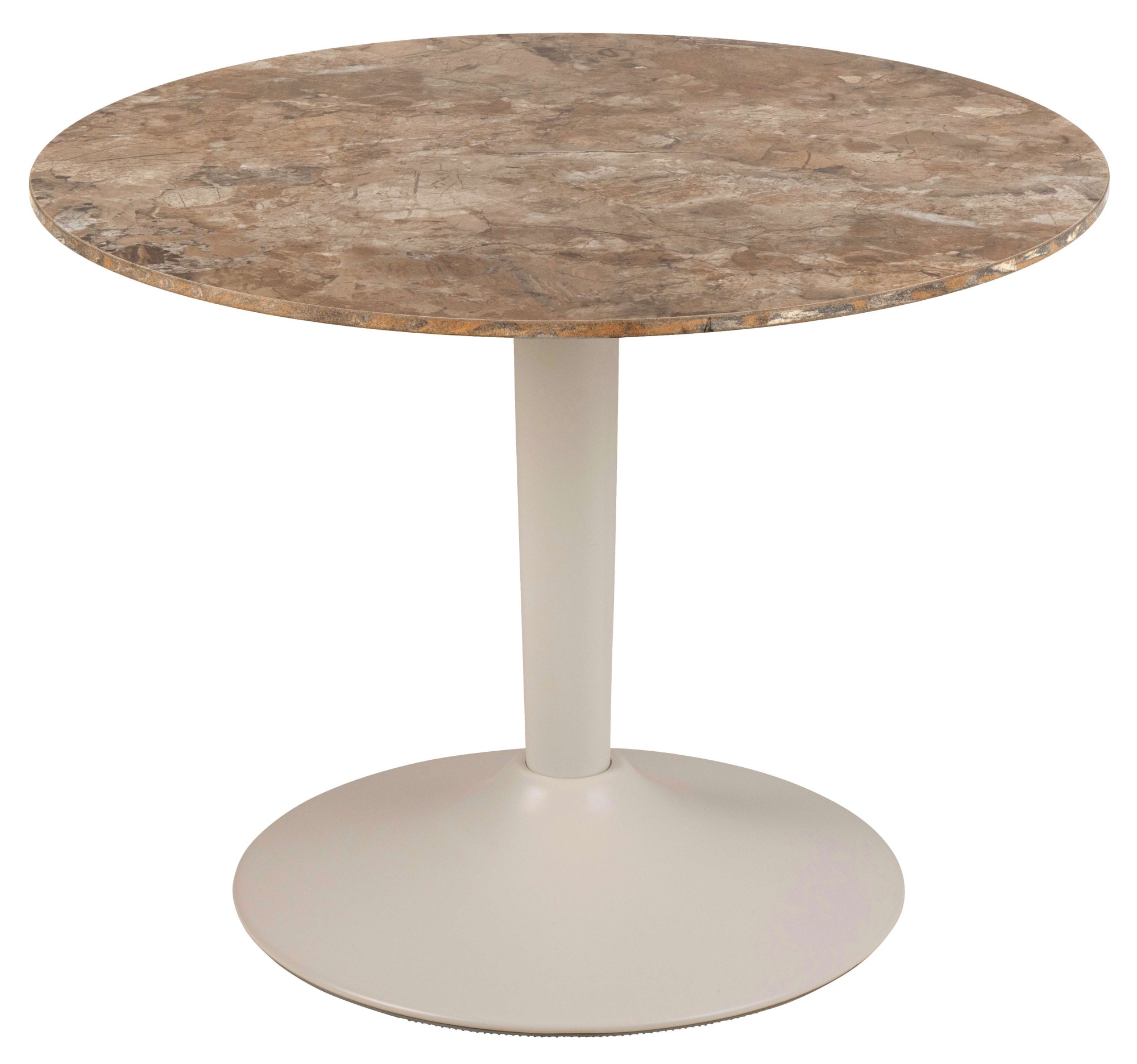 ACTONA GROUP Couchtisch "Kaffeetisch, Beistelltisch" B/T/H: 60x60x45cm, Tisch braun, polierte Keramiktischplatte