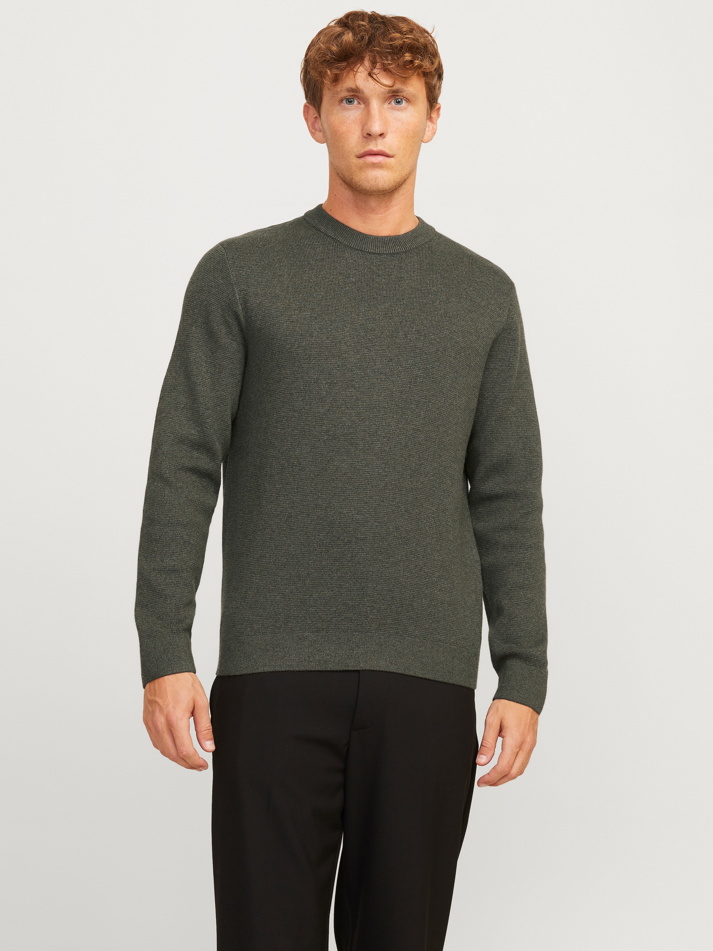 Jack & Jones Strickpullover »JPRBLAMILANO STITCH KNIT CREW NECK SN«