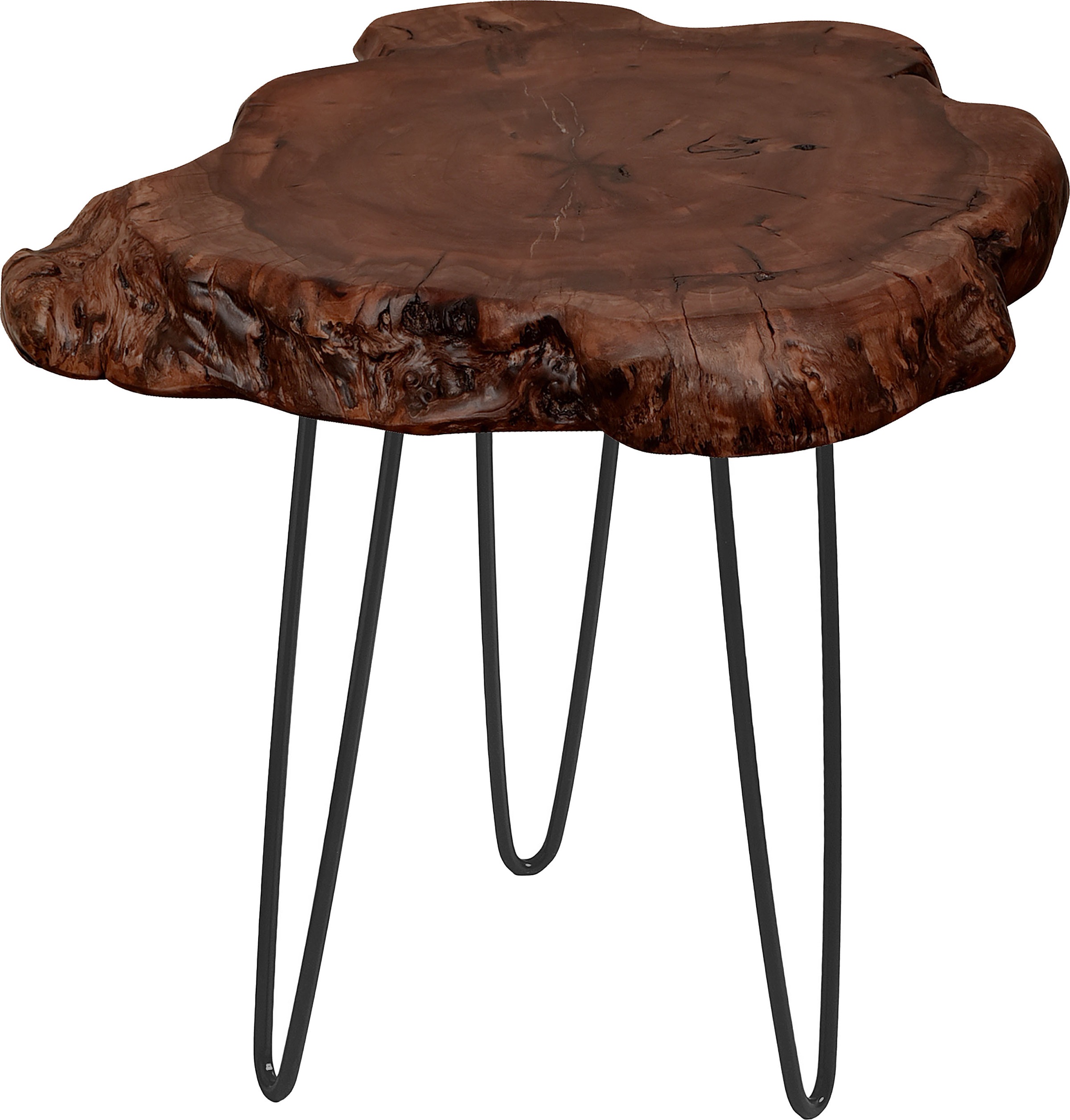 Kayoom Beistelltisch "Woody 310, Beistelltisch aus Naturmaterial, Holz-Tisc günstig online kaufen