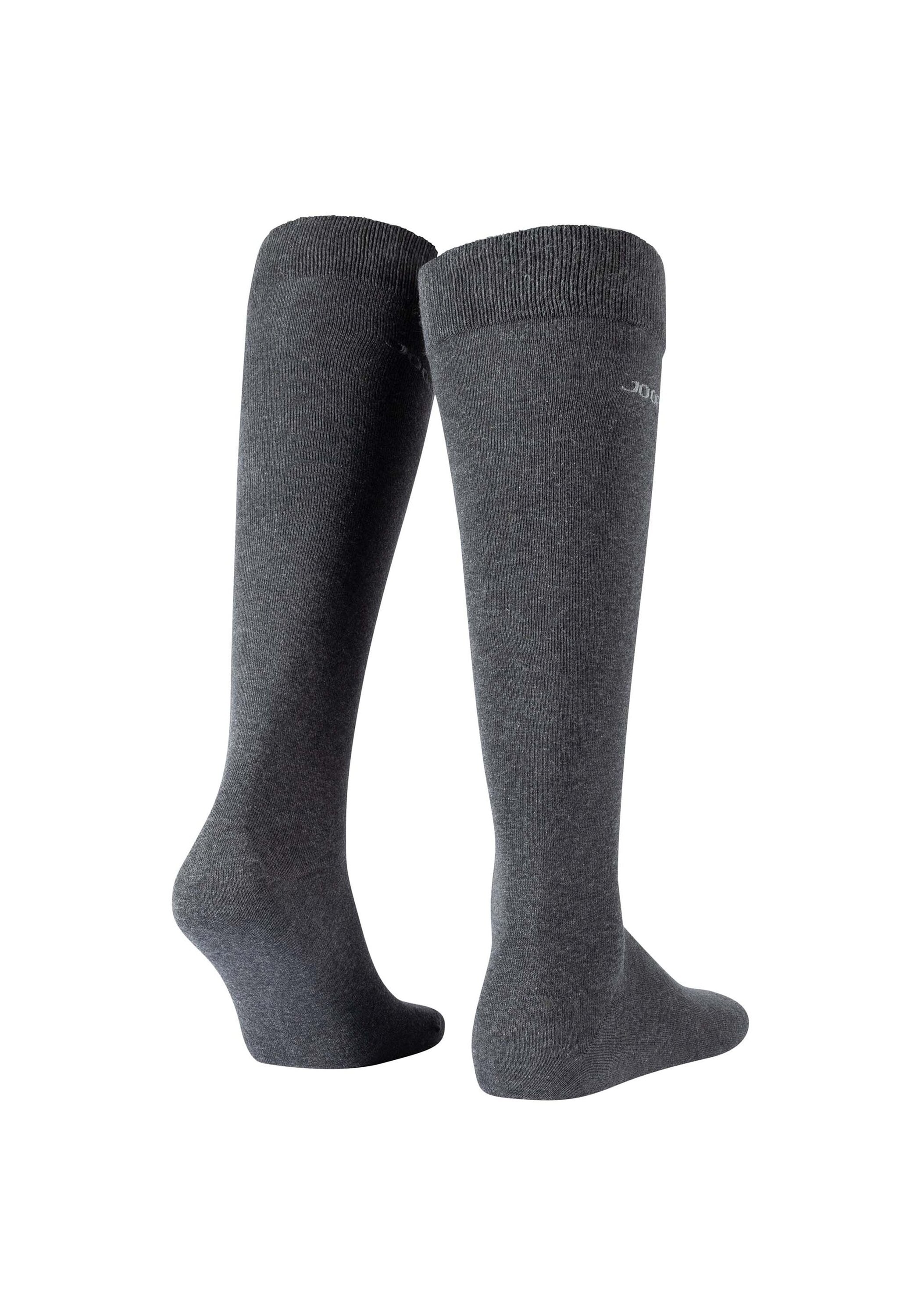 JOOP! Kniestrümpfe »Socken Unisex premium essential cotton Knee High 2p 2er Pack«