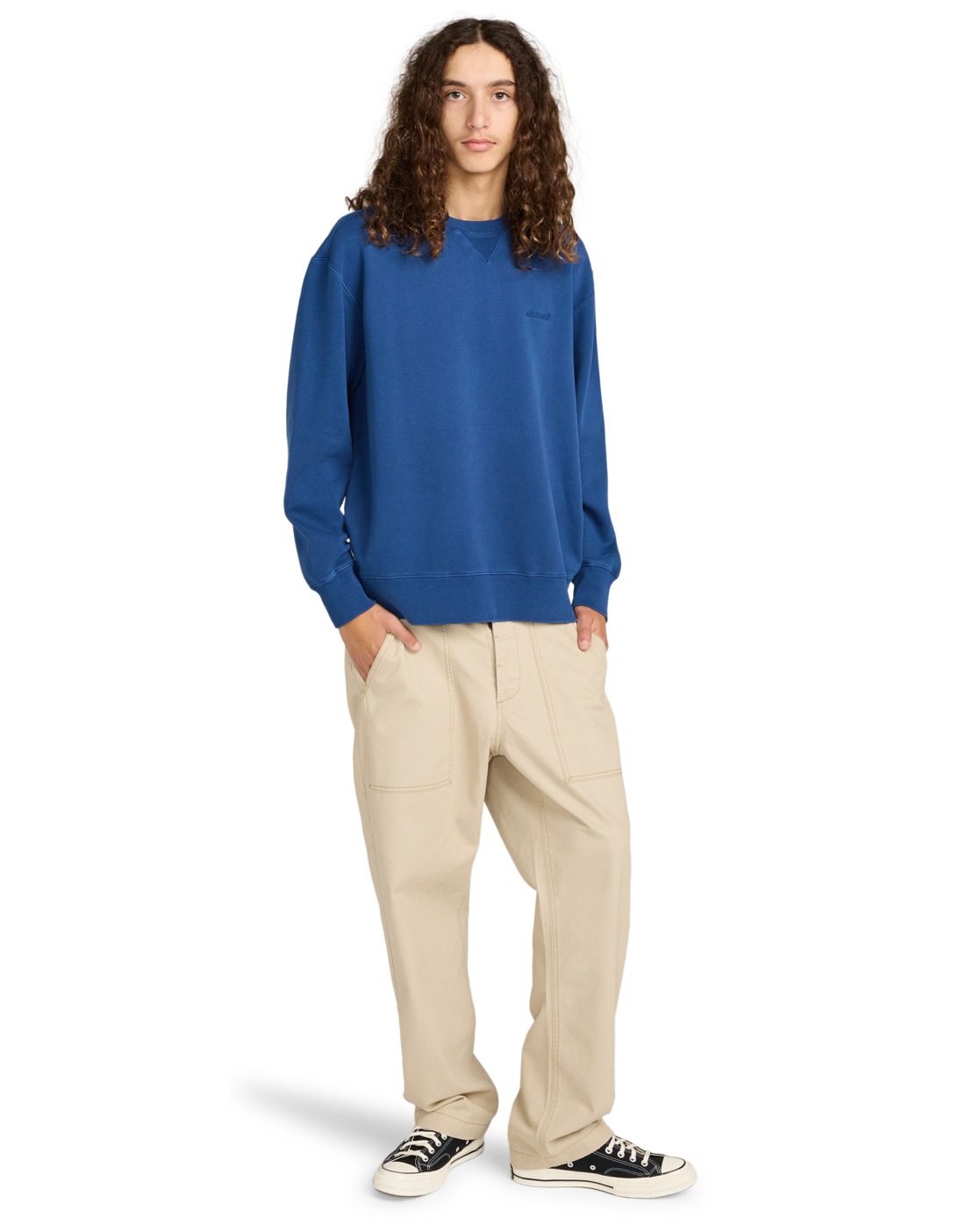 Element Lowcase Pigment Sweatshirt Navy Peony XL 3