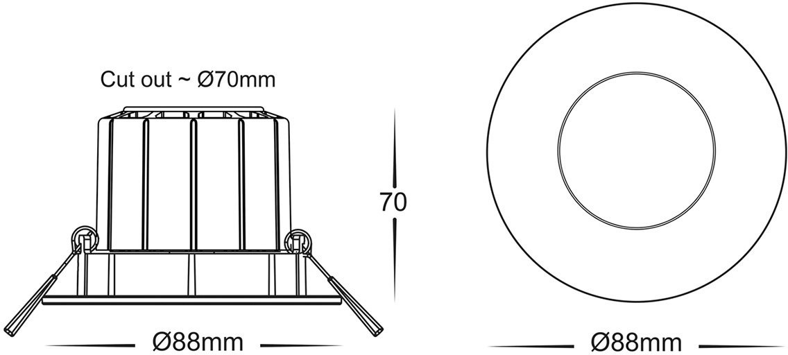 Havit Lighting LED Außen-Deckenleuchte »PRIME«, 1 flammig-flammig