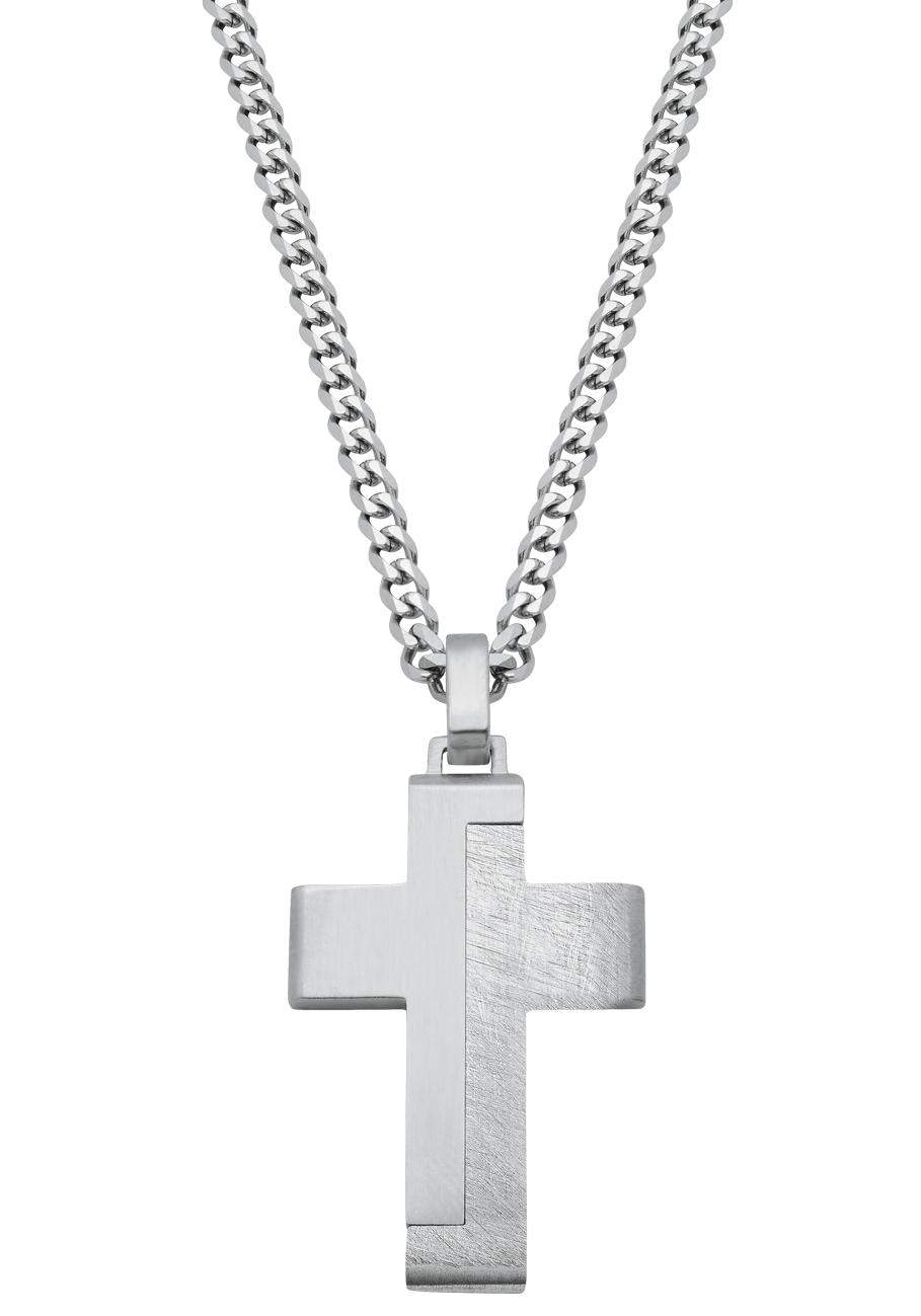 s.Oliver Kette mit Anhänger ▷ Kreuz, für »Halskette, 2024253«, BAUR Edelstahl 