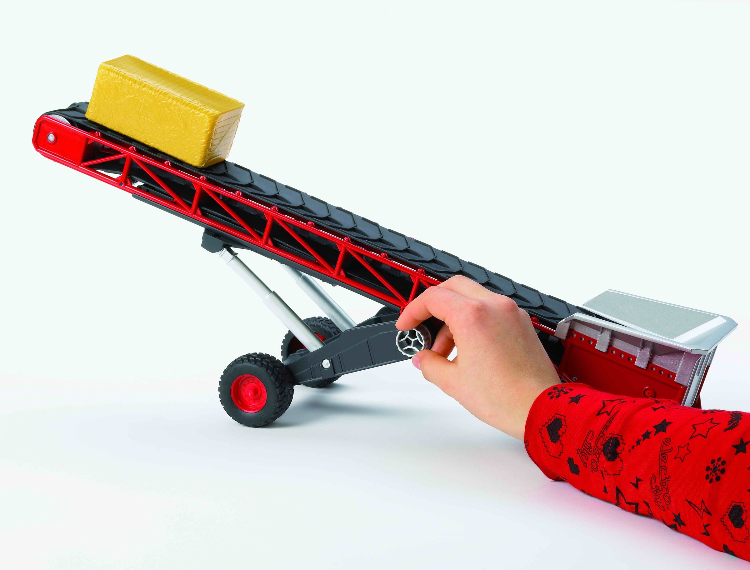 Bruder® Spielzeug-Baumaschine »Förderband 50 cm mit Drehkurbel (02031)«, Made in Europe