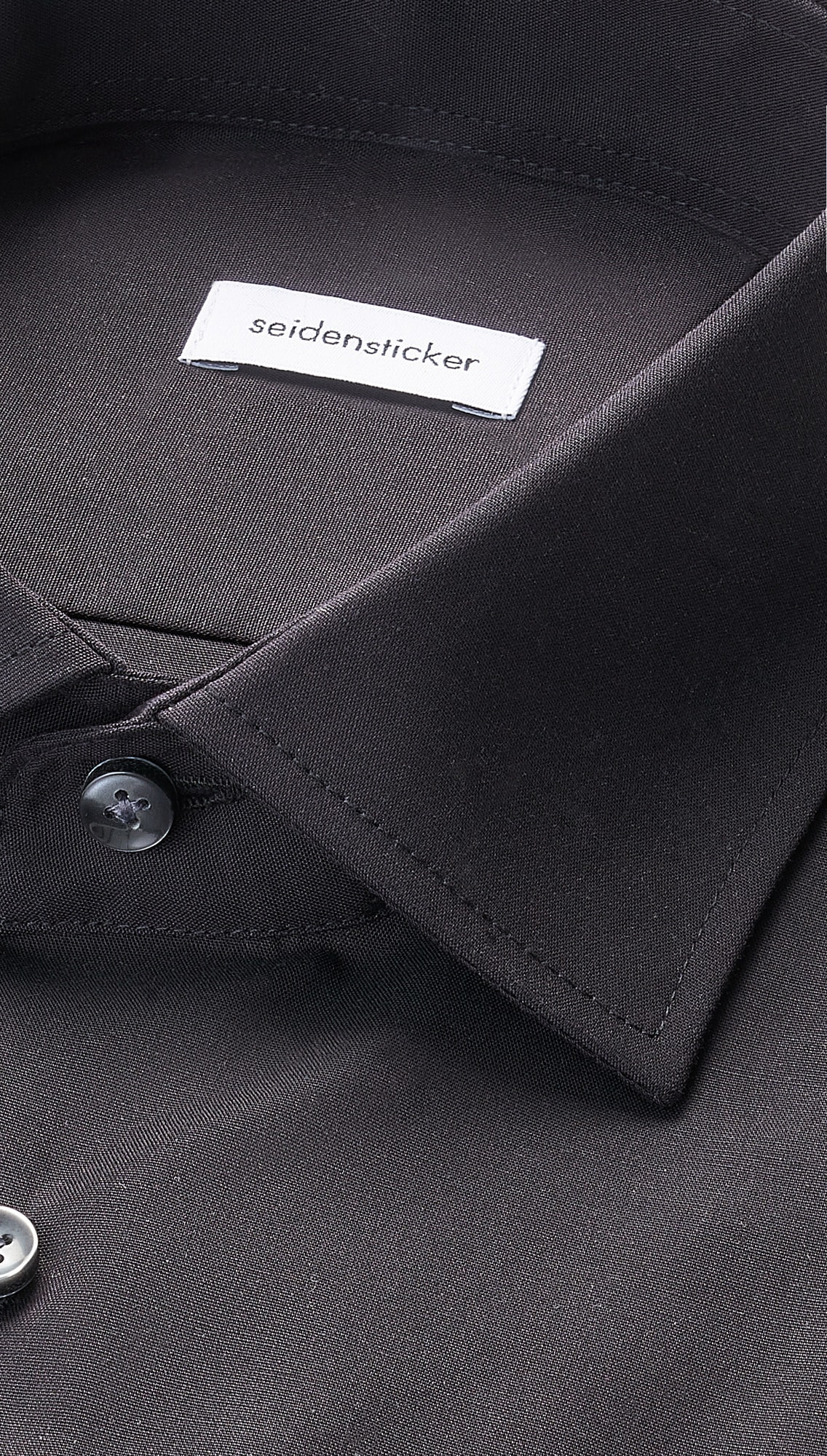 seidensticker Businesshemd »Schwarze Rose« Regular 1/1 Kentkragen Uni