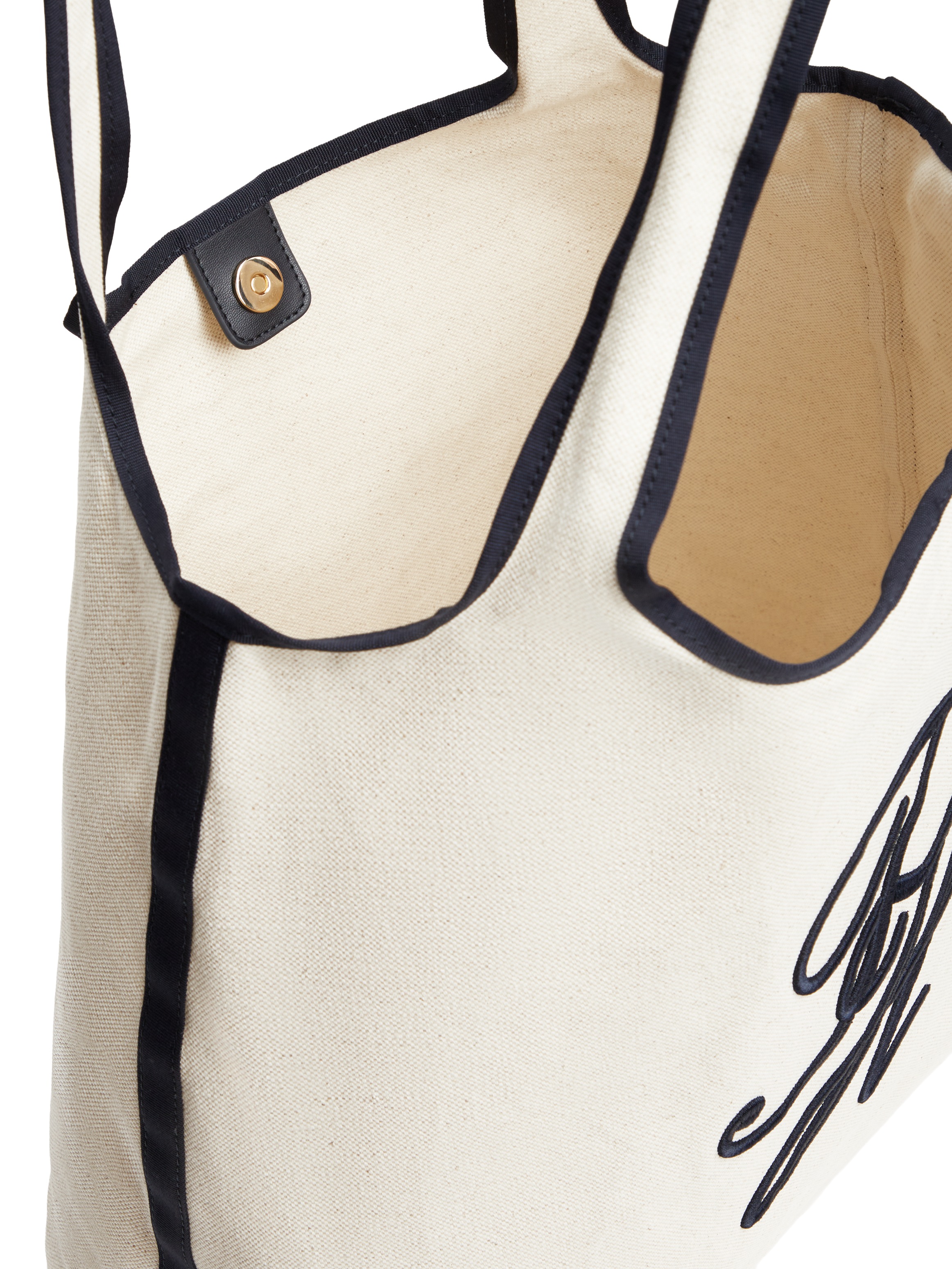 Tommy Hilfiger Summer Canvas Tote Bag White One Size 3