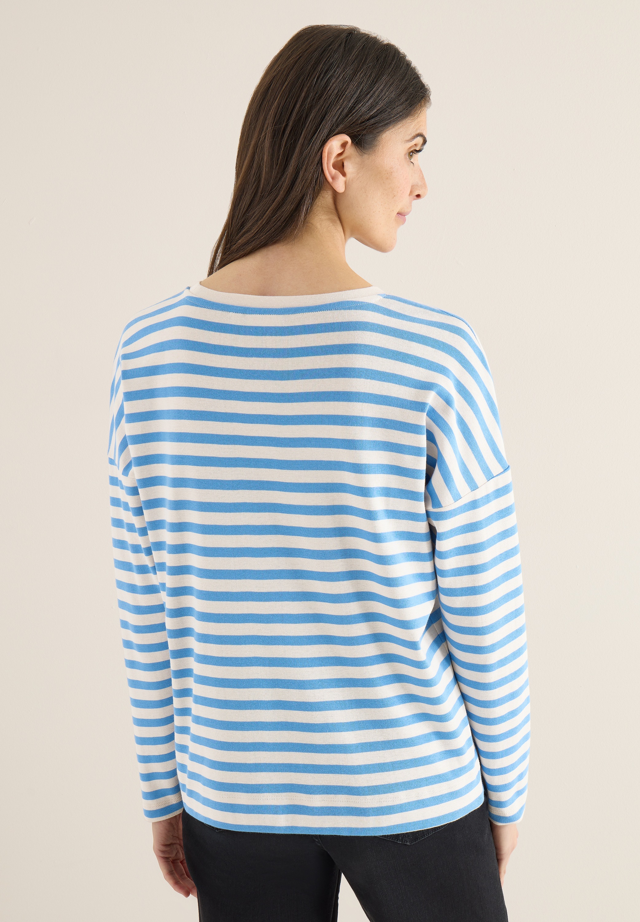 Cecil Langarmshirt mit U-Boot-Ausschnitt günstig online kaufen