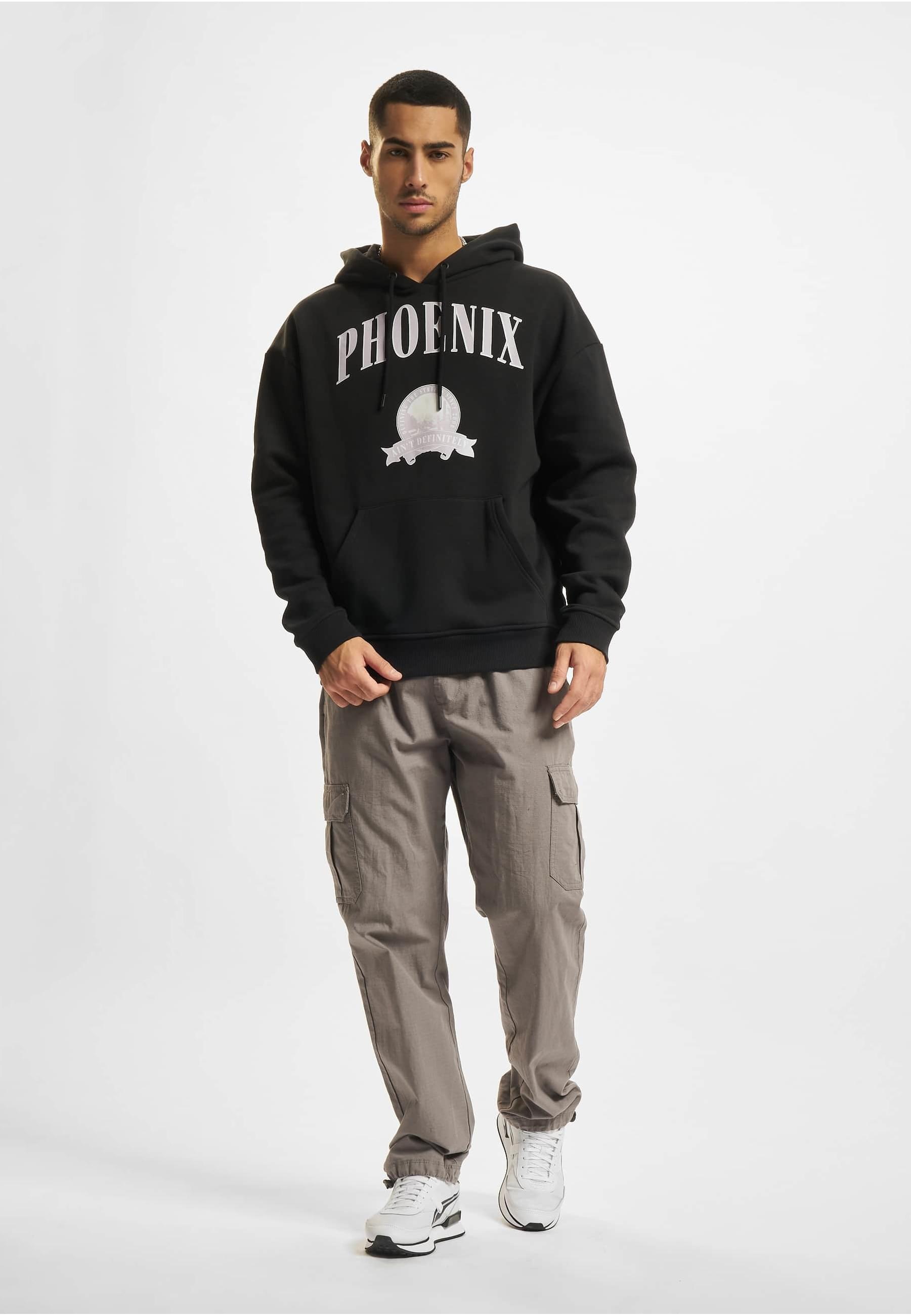 DEF Kapuzensweatshirt »DEF Herren DEF Left Circular Print Hoody«, (1 tlg.)