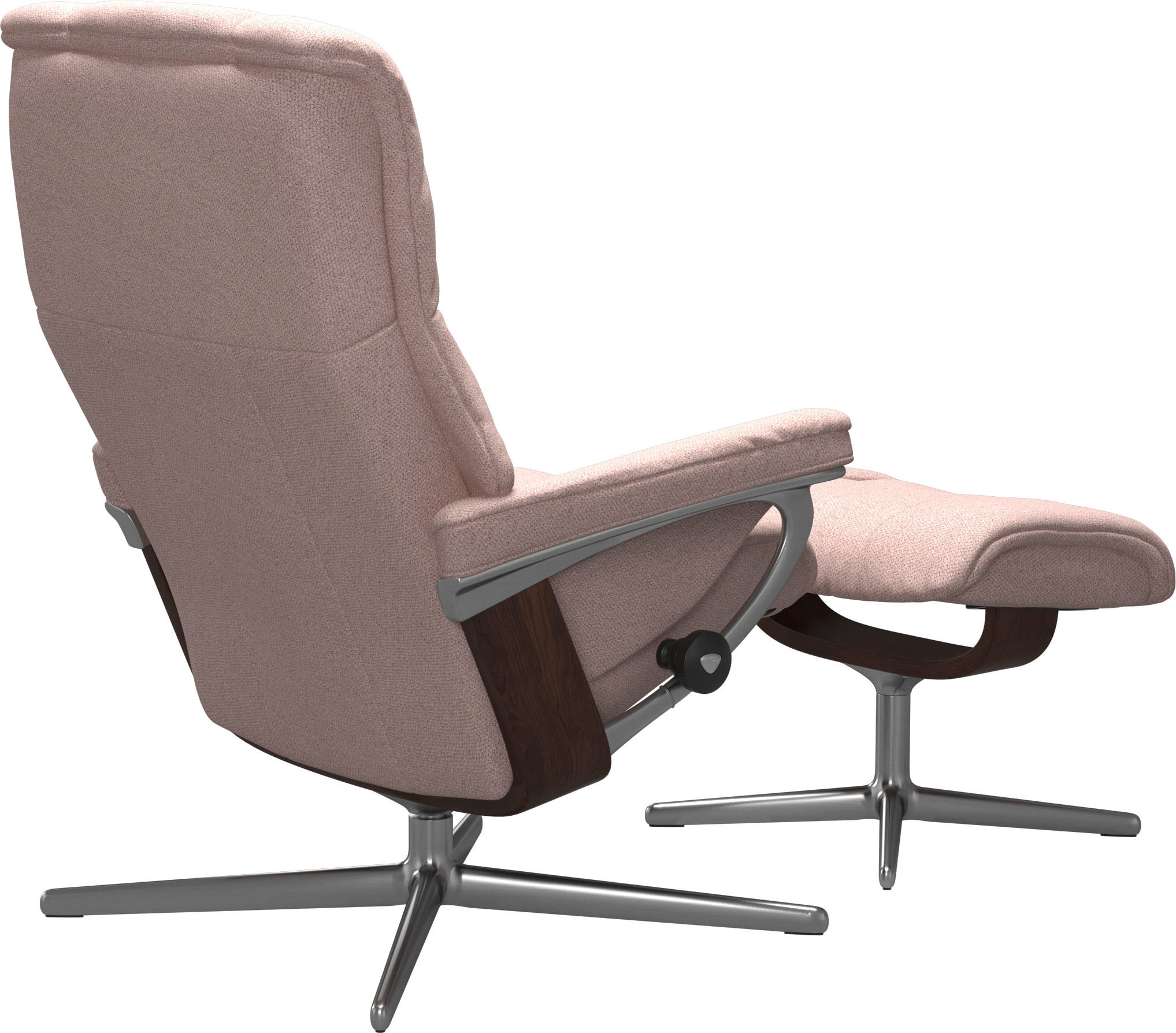 Stressless® Fußhocker »Mayfair«, mit Cross Base, Größe S, M & L, Holzakzent Braun